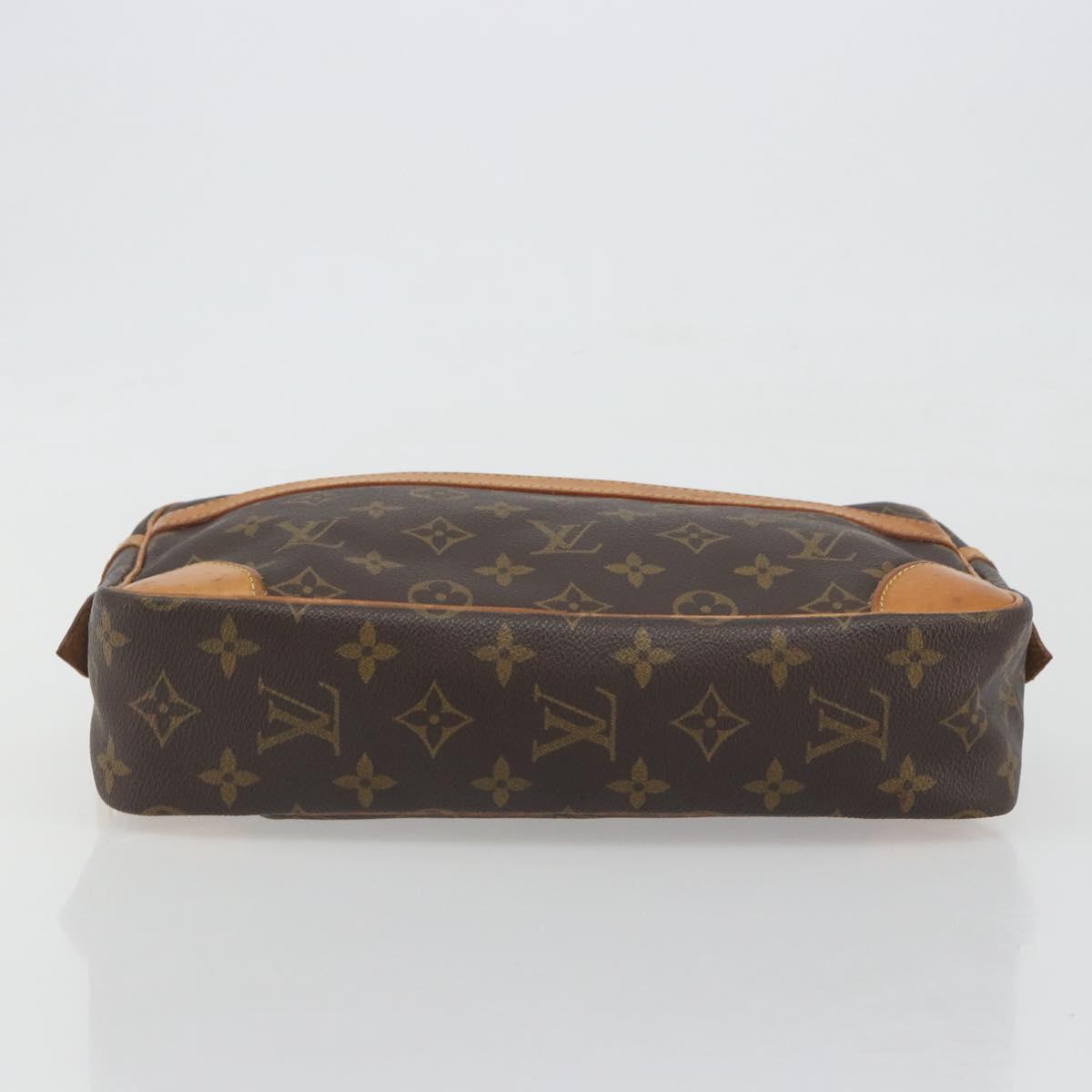 LOUIS VUITTON Monogram Compiegne 28 Clutch Bag M51845 LV Auth 197527