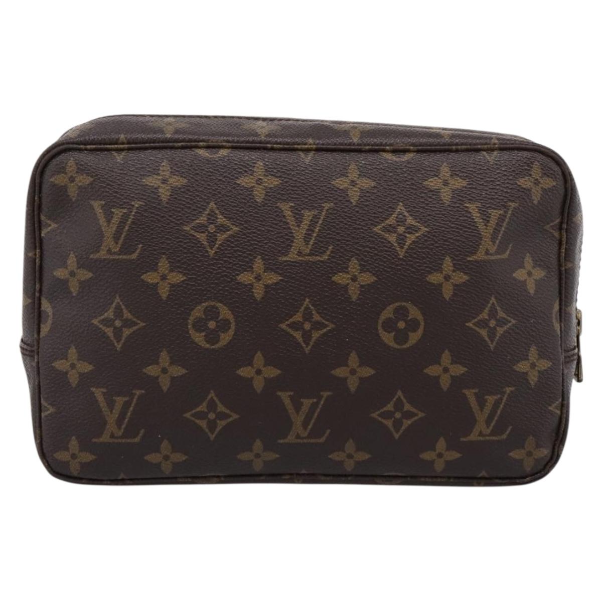 LOUIS VUITTON Monogram Trousse Toilette 23 Clutch Bag M47524 LV Auth 197528