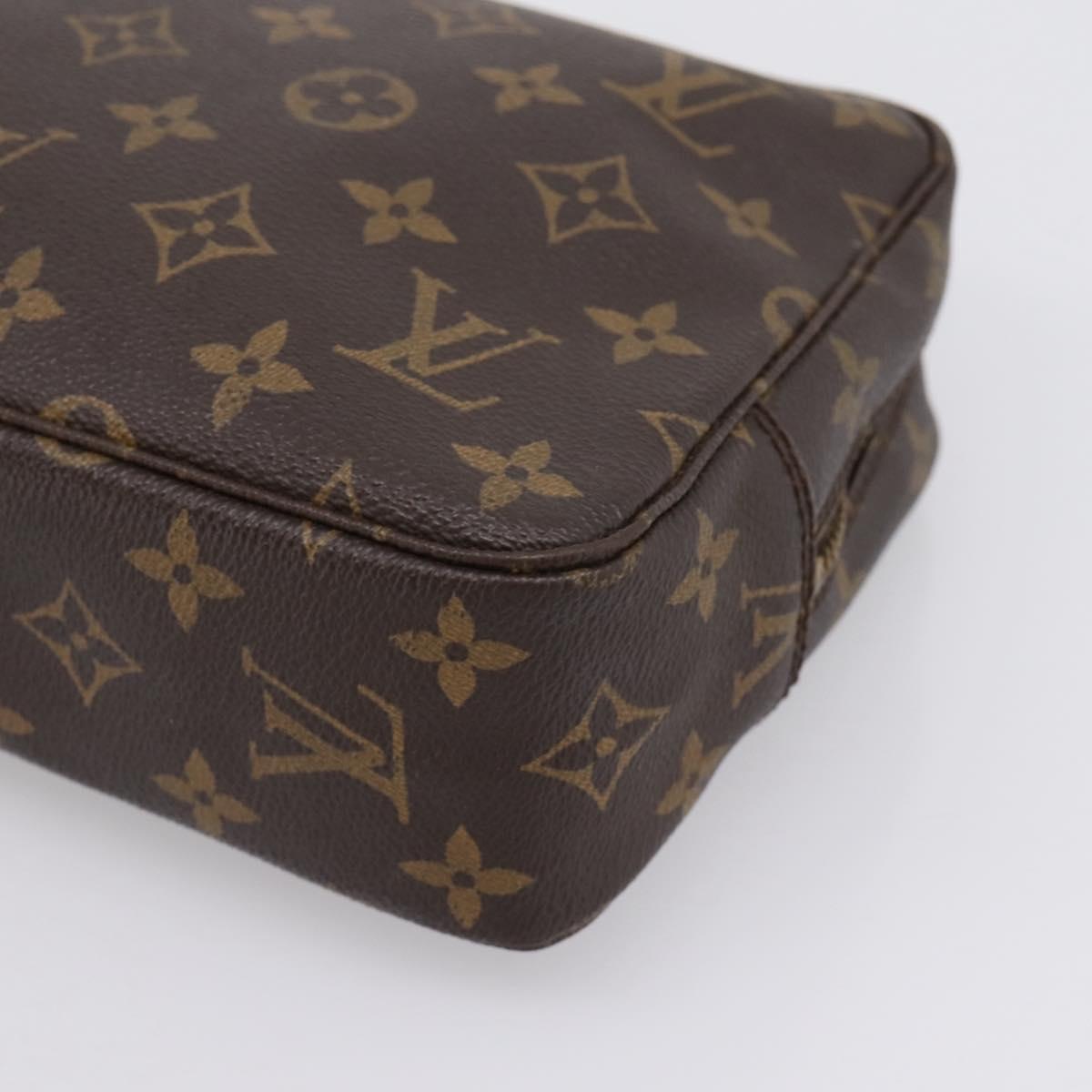 LOUIS VUITTON Monogram Trousse Toilette 23 Clutch Bag M47524 LV Auth 197528