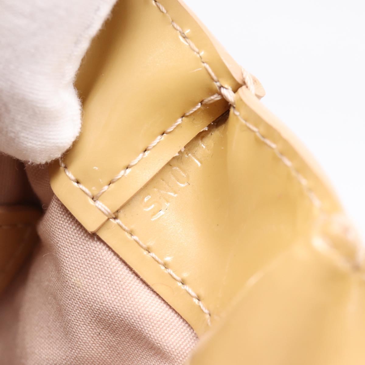 LOUIS VUITTON Monogram Vernis Wilshire PM Rose Flow Lantern M91642 Auth 197533