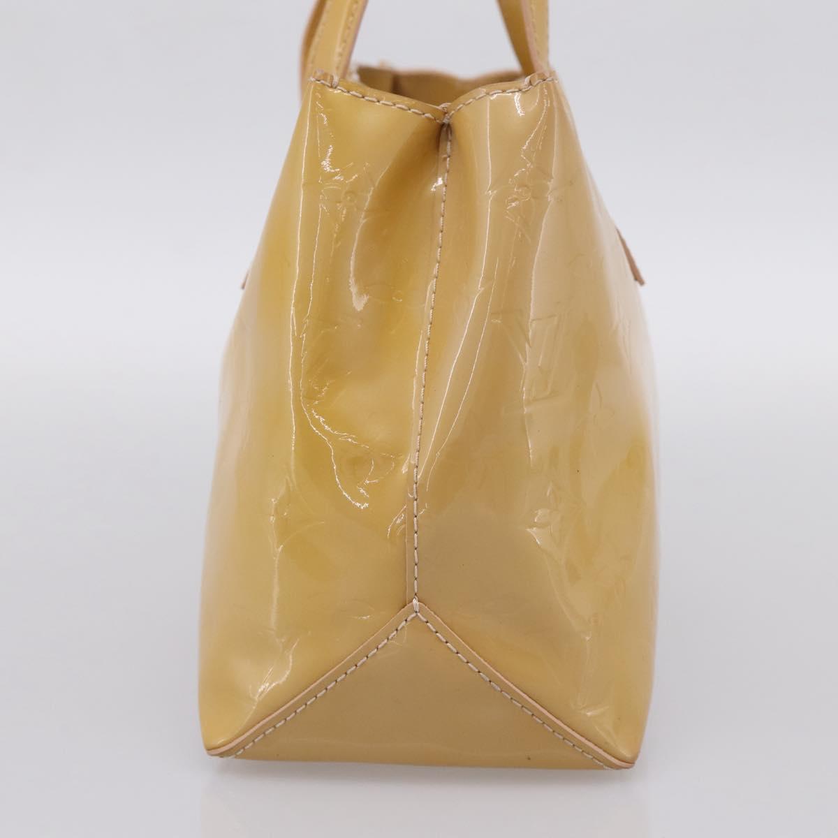 LOUIS VUITTON Monogram Vernis Wilshire PM Rose Flow Lantern M91642 Auth 197533