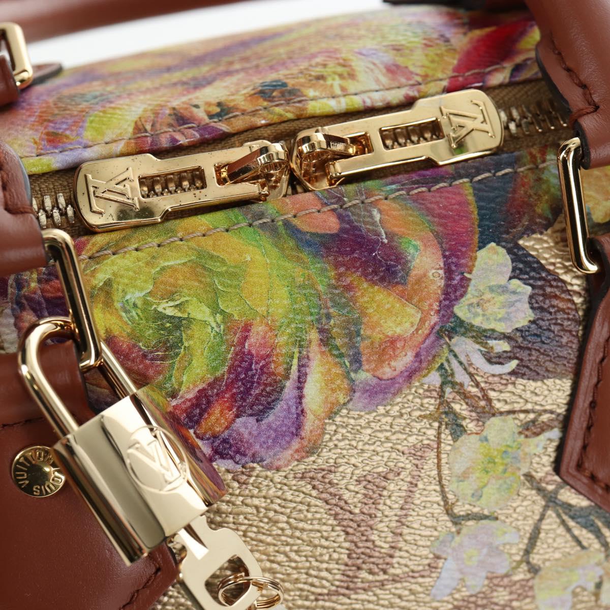 LOUIS VUITTON LV Garden Speedy Bandouliere 25 Bag Beige M21317 LV Auth 197535SM