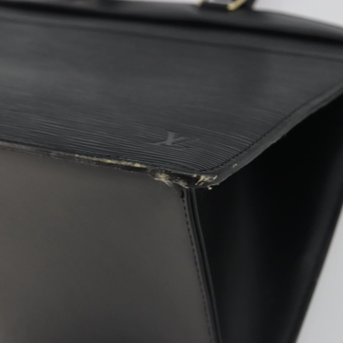 LOUIS VUITTON Epi Riviera Hand Bag Black M48182 LV Auth 197536