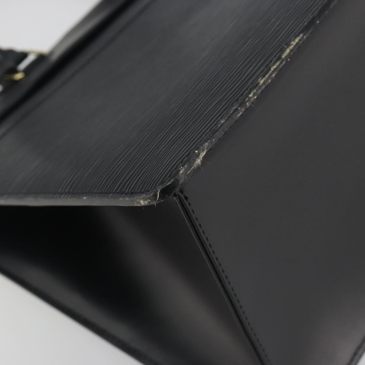 LOUIS VUITTON Epi Riviera Hand Bag Black M48182 LV Auth 197536