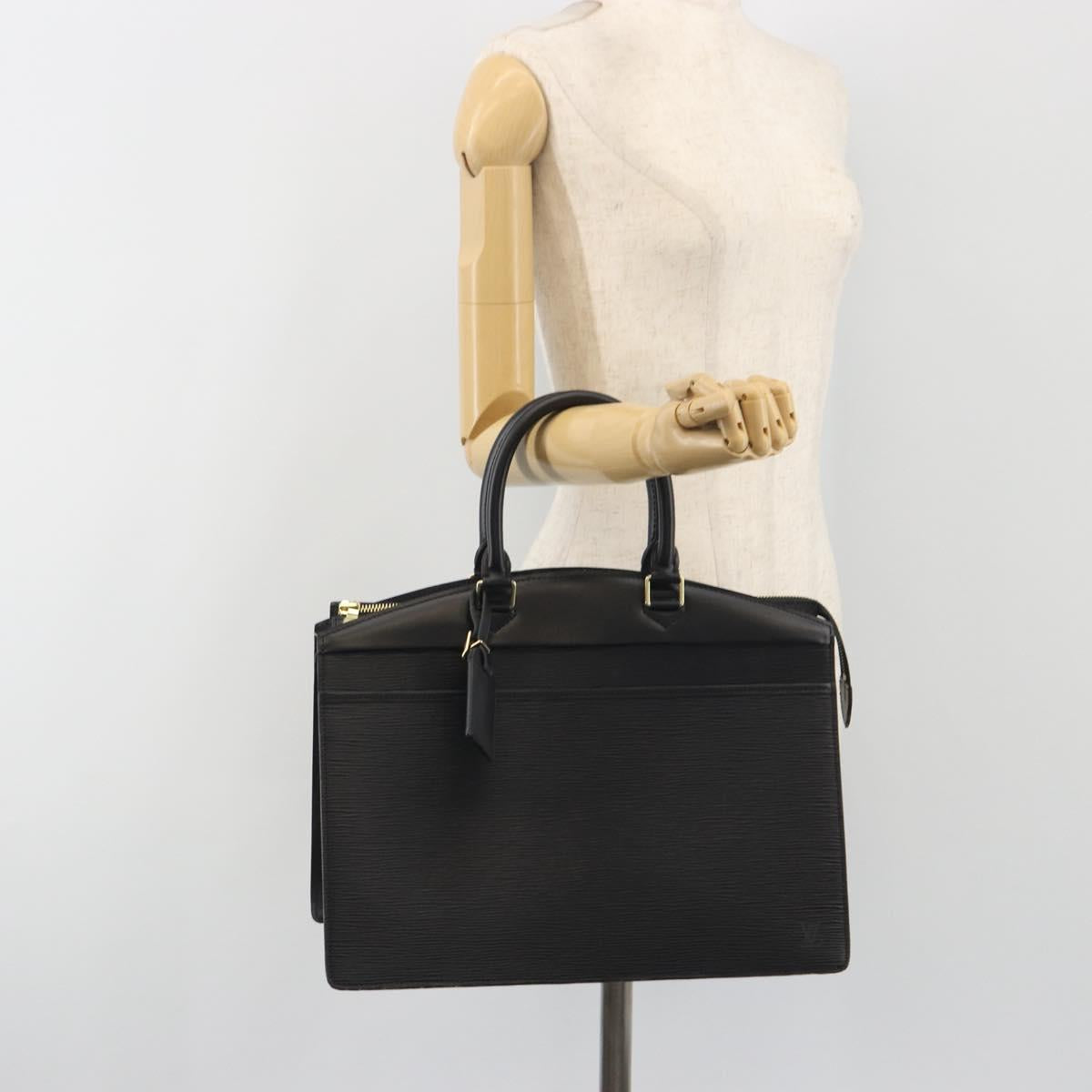 LOUIS VUITTON Epi Riviera Hand Bag Black M48182 LV Auth 197536