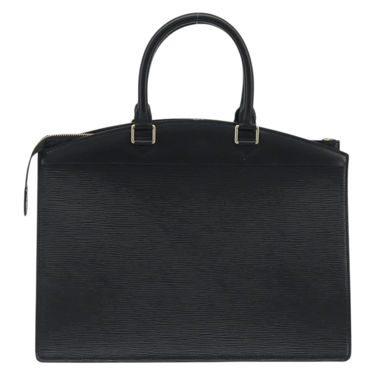 LOUIS VUITTON Epi Riviera Hand Bag Black M48182 LV Auth 197536