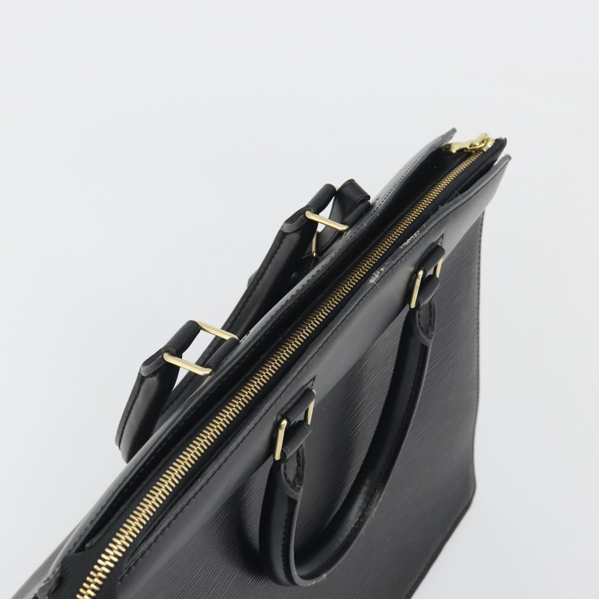 LOUIS VUITTON Epi Riviera Hand Bag Black M48182 LV Auth 197536
