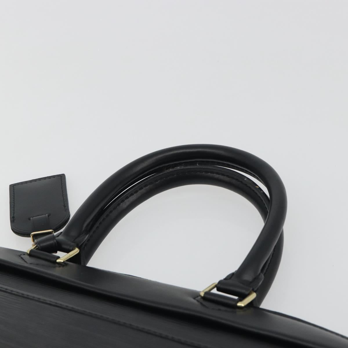 LOUIS VUITTON Epi Riviera Hand Bag Black M48182 LV Auth 197536