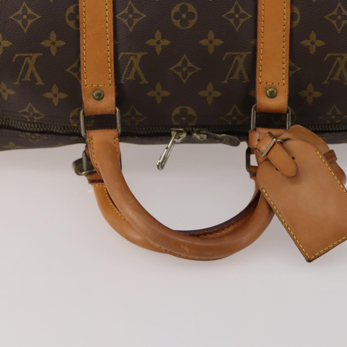 LOUIS VUITTON Monogram Keepall 50 Boston Bag M41426 LV Auth 197538A