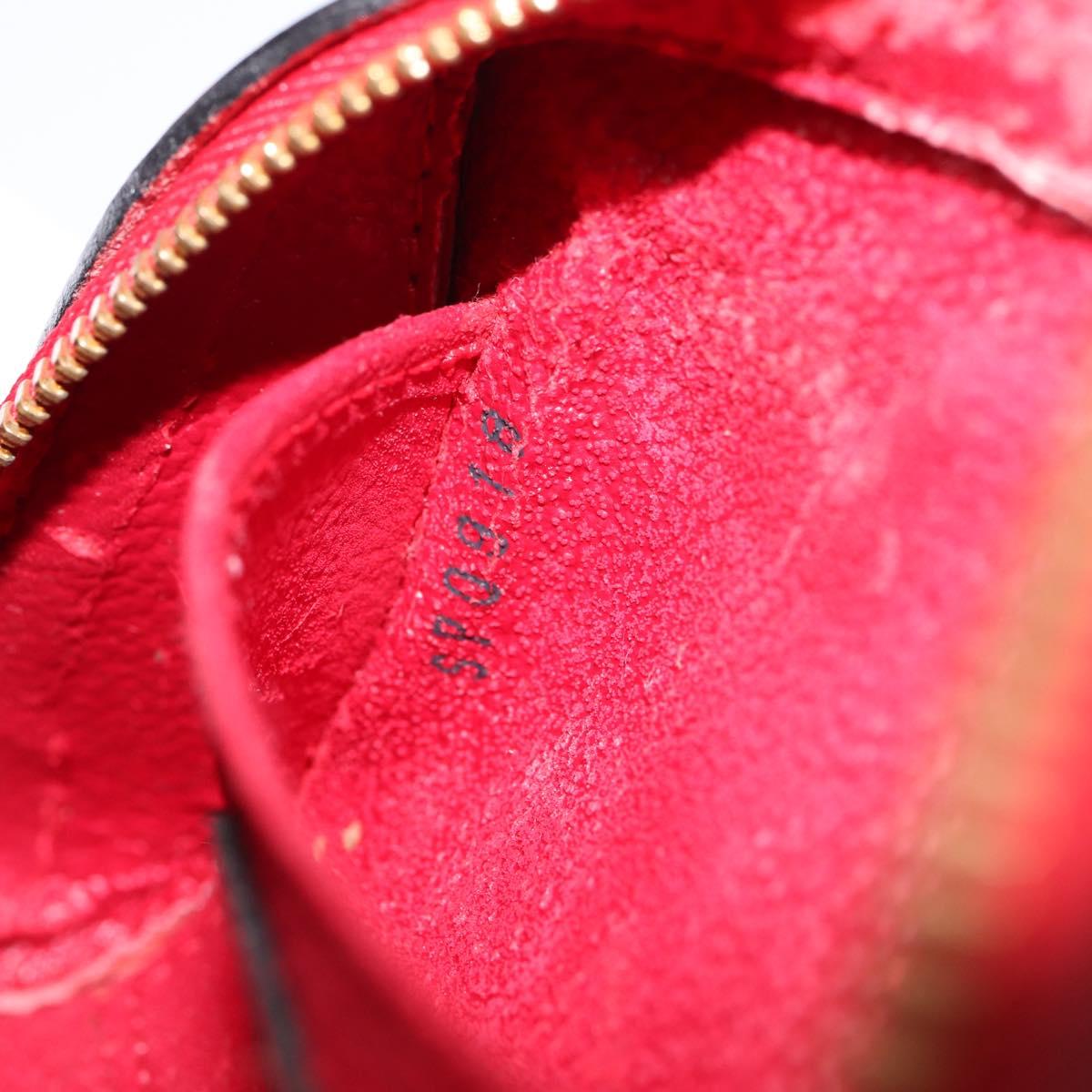 LOUIS VUITTON Epi Dauphine PM Pouch Castilian Red M48447 LV Auth 197541