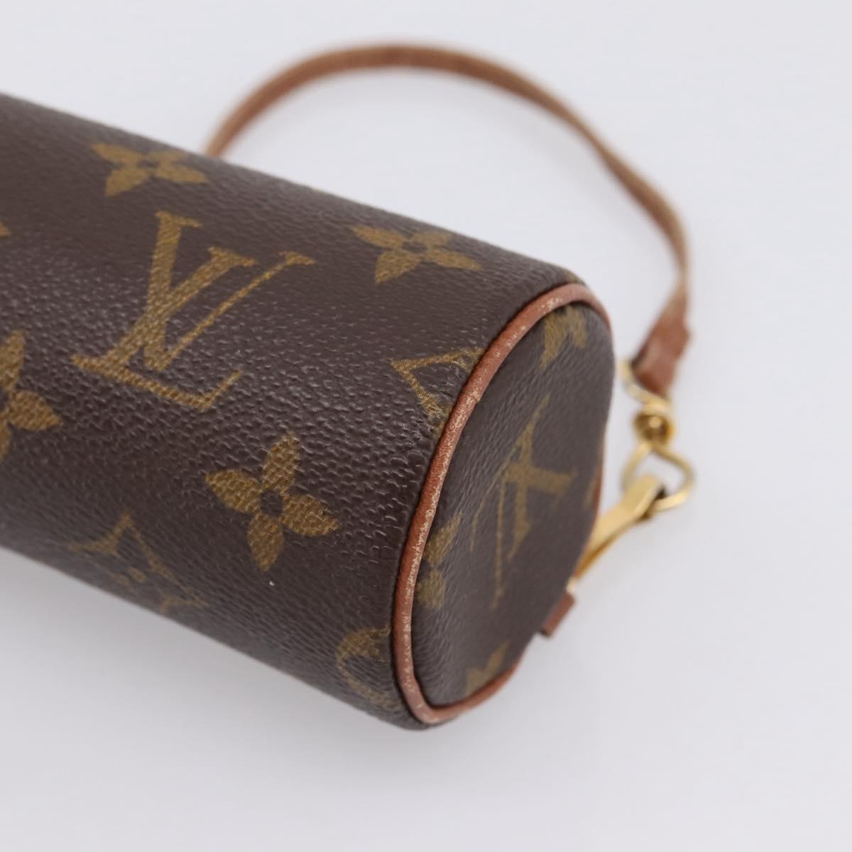 LOUIS VUITTON Monogram Papillon Pouch LV Auth 197542