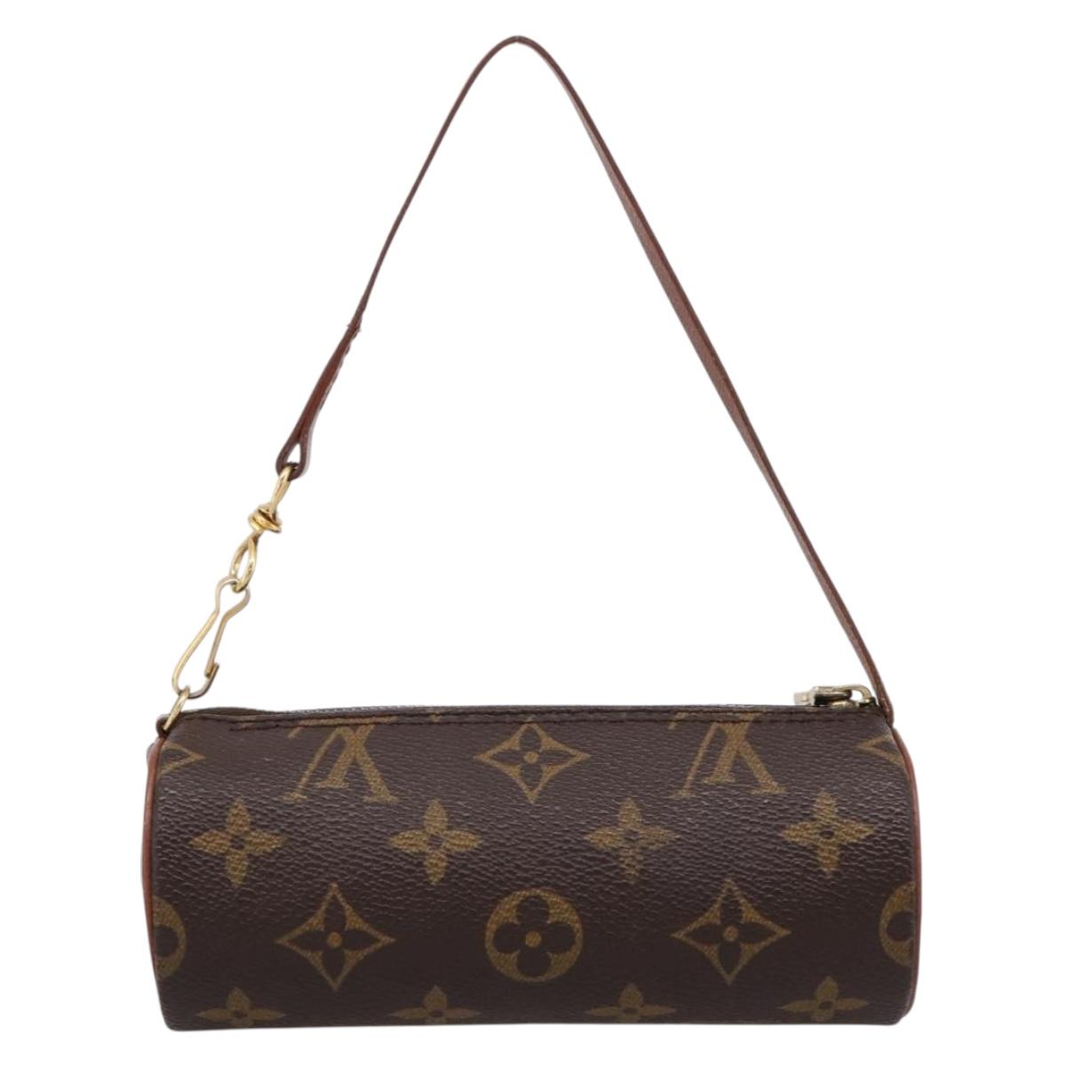 LOUIS VUITTON Monogram Papillon Pouch LV Auth 197543