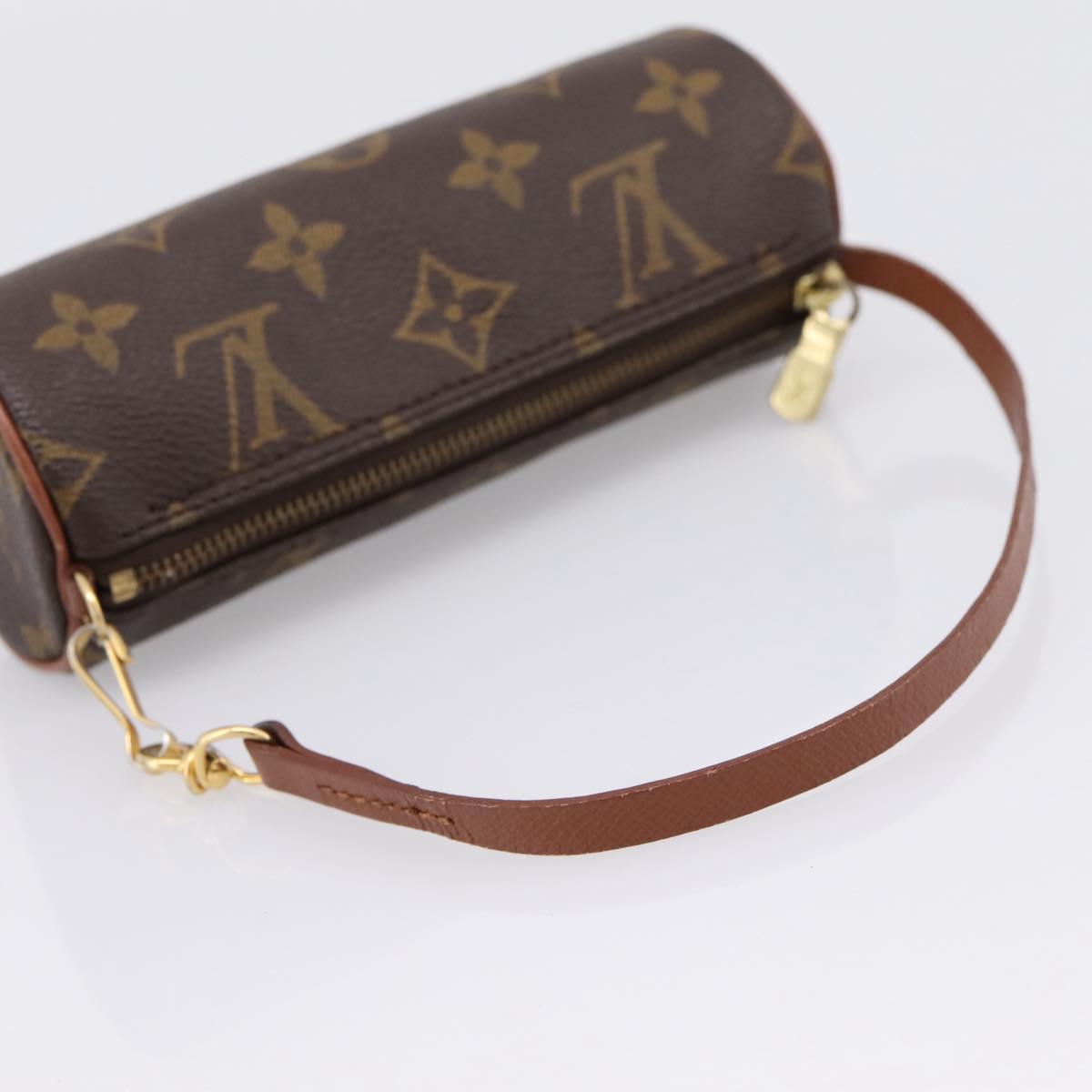 LOUIS VUITTON Monogram Papillon Pouch LV Auth 197543