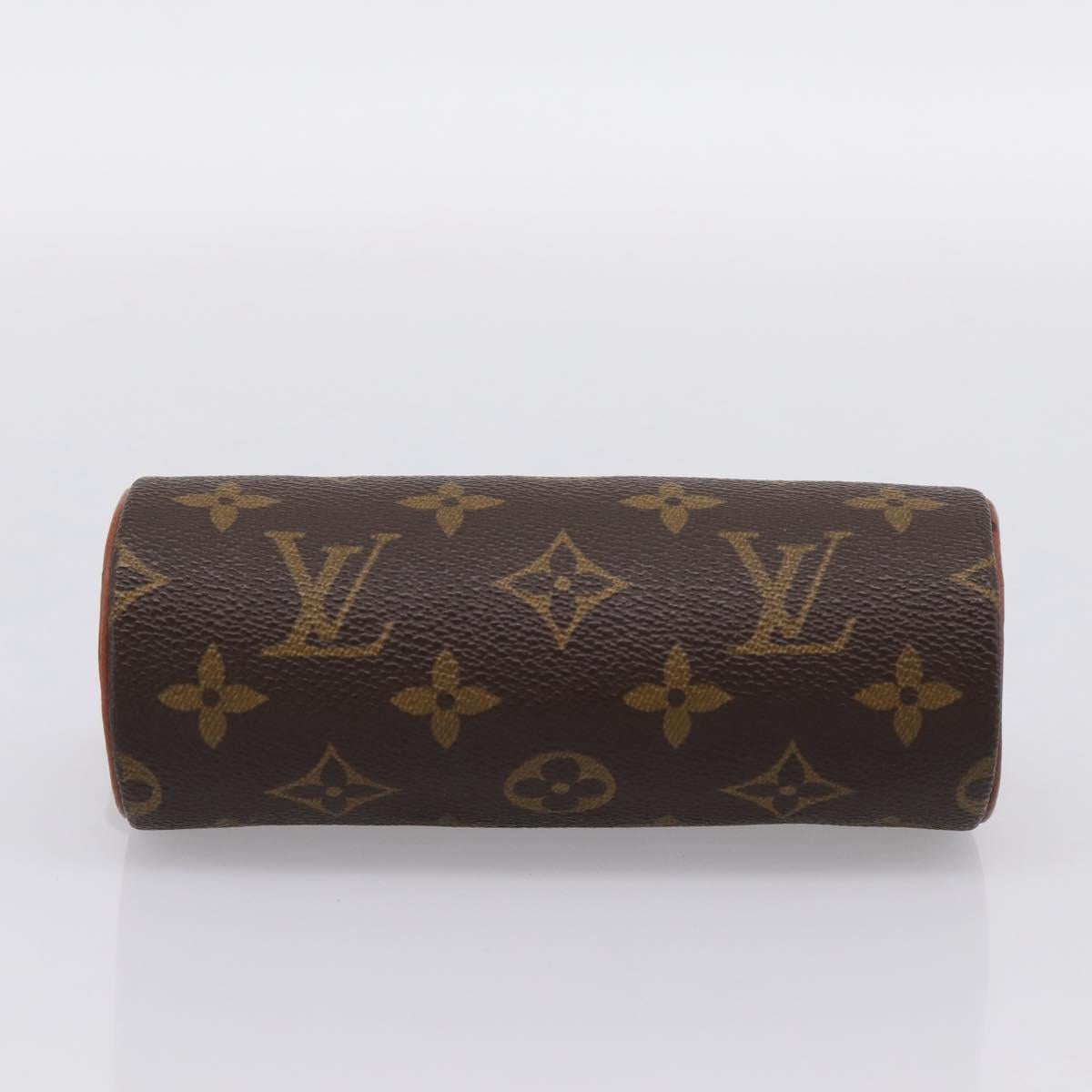 LOUIS VUITTON Monogram Papillon Pouch LV Auth 197543