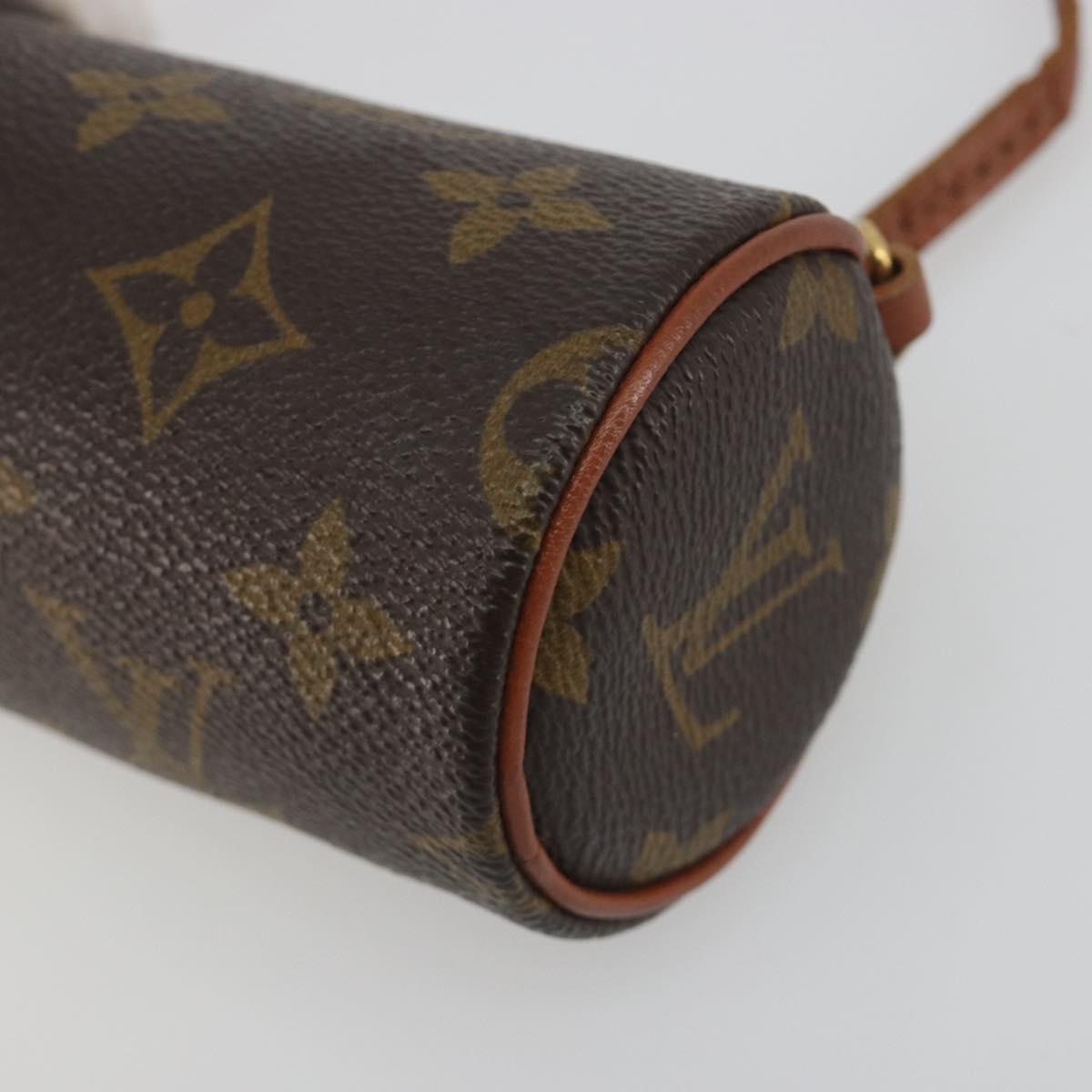LOUIS VUITTON Monogram Papillon Pouch LV Auth 197544