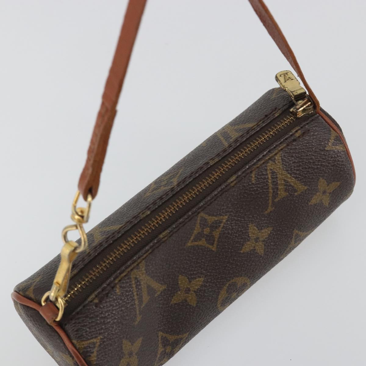 LOUIS VUITTON Monogram Papillon Pouch LV Auth 197544