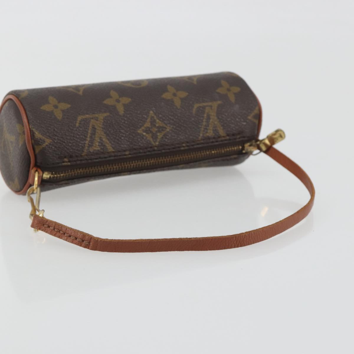 LOUIS VUITTON Monogram Papillon Pouch LV Auth 197544