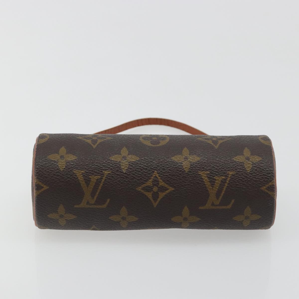 LOUIS VUITTON Monogram Papillon Pouch LV Auth 197544
