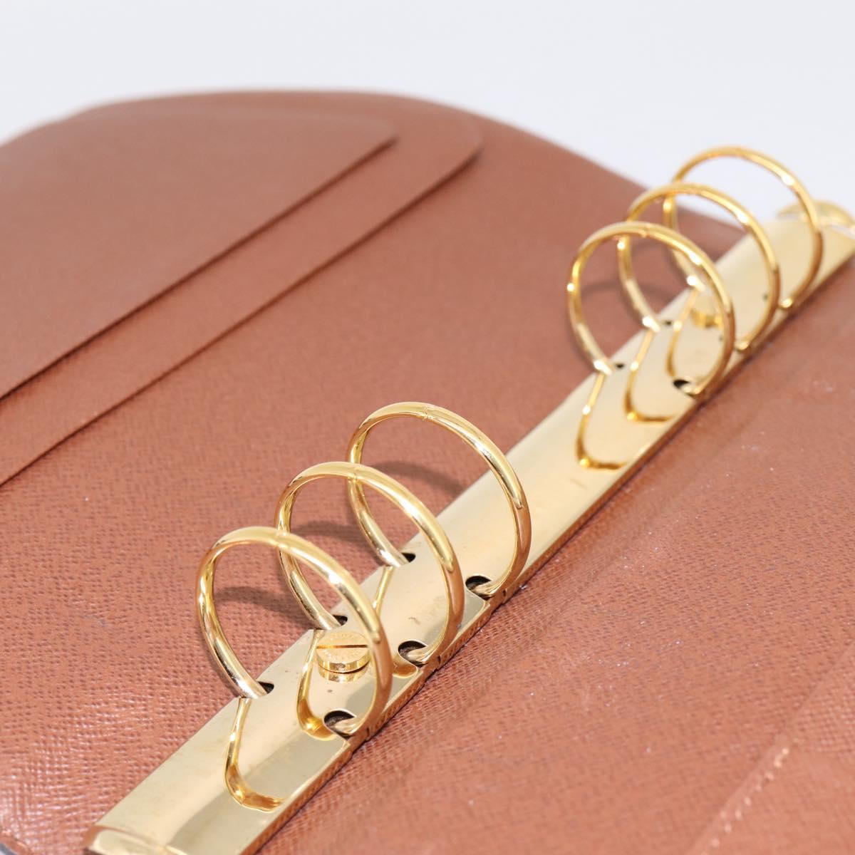 LOUIS VUITTON Monogram Agenda GM Day Planner Cover R20006 LV Auth 197546A