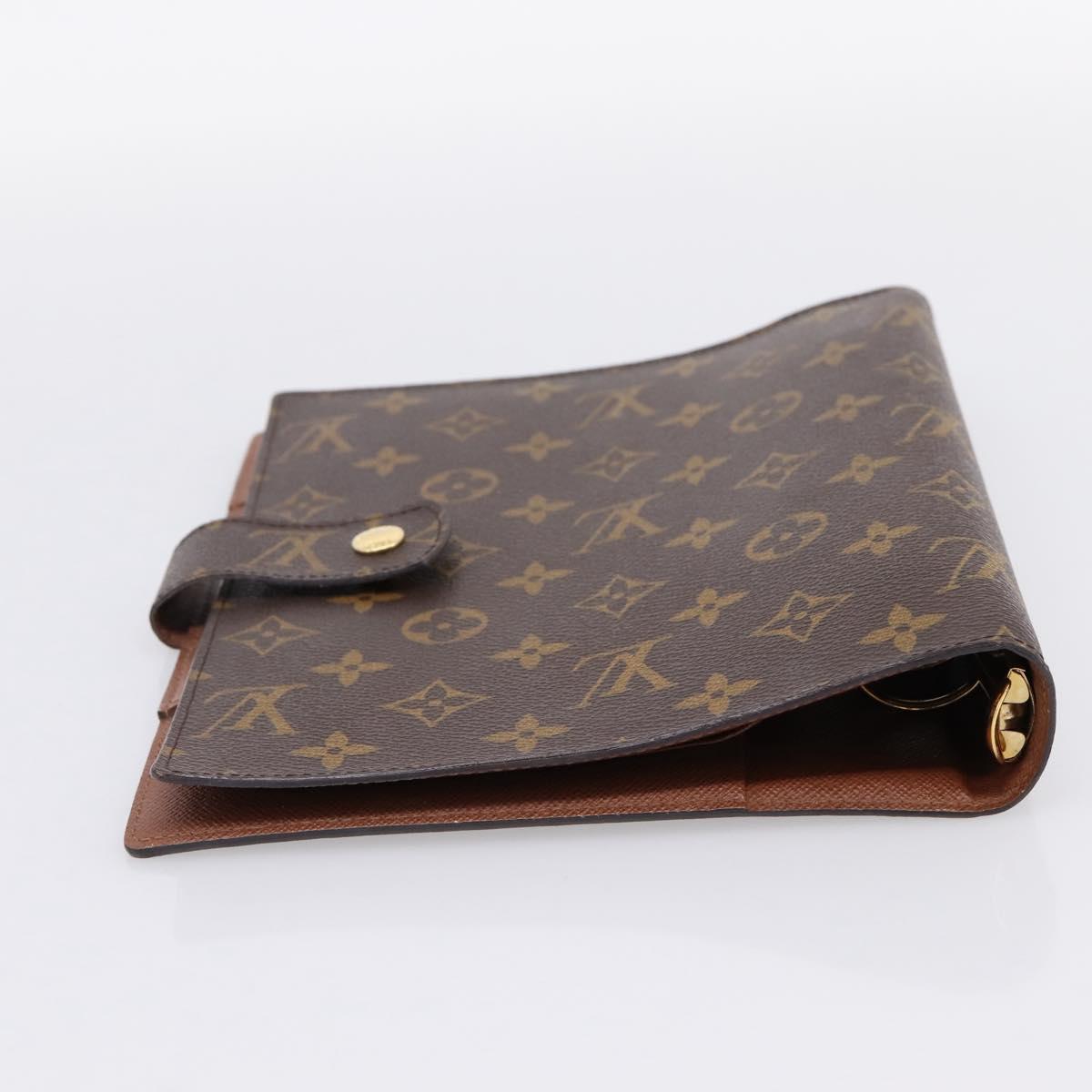 LOUIS VUITTON Monogram Agenda GM Day Planner Cover R20006 LV Auth 197546A