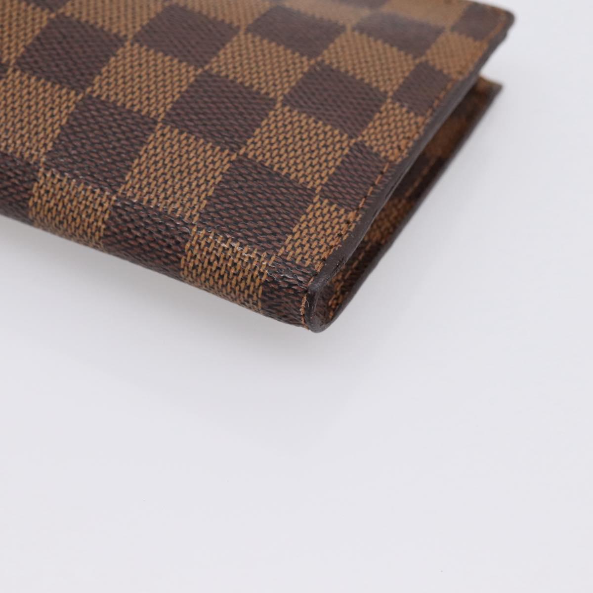 LOUIS VUITTON Damier Ebene Marais Pouch LV Auth 197549