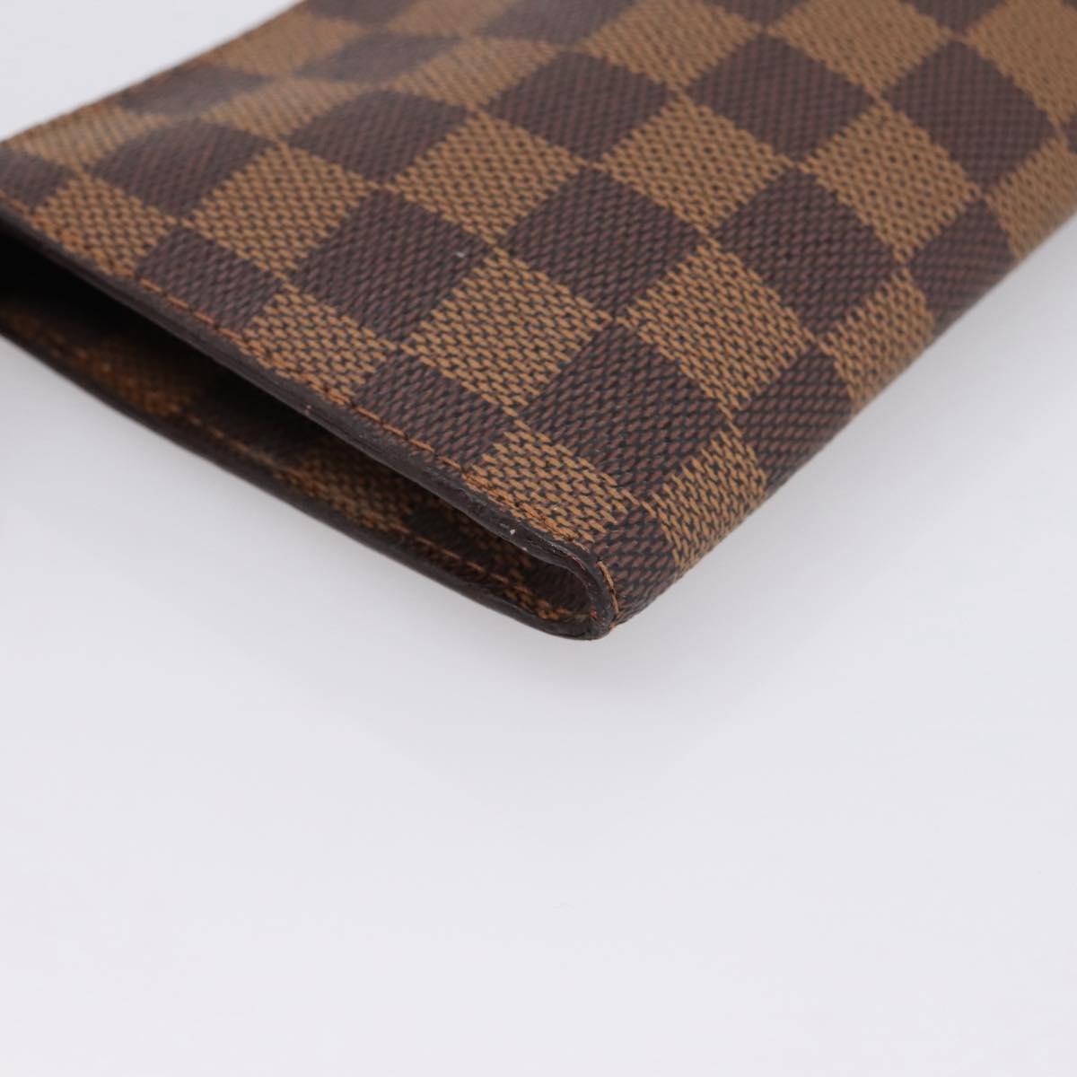 LOUIS VUITTON Damier Ebene Marais Pouch LV Auth 197549