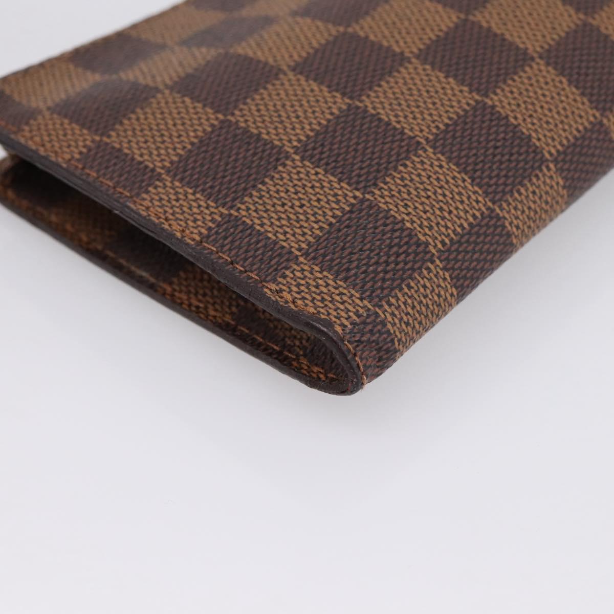 LOUIS VUITTON Damier Ebene Marais Pouch LV Auth 197549
