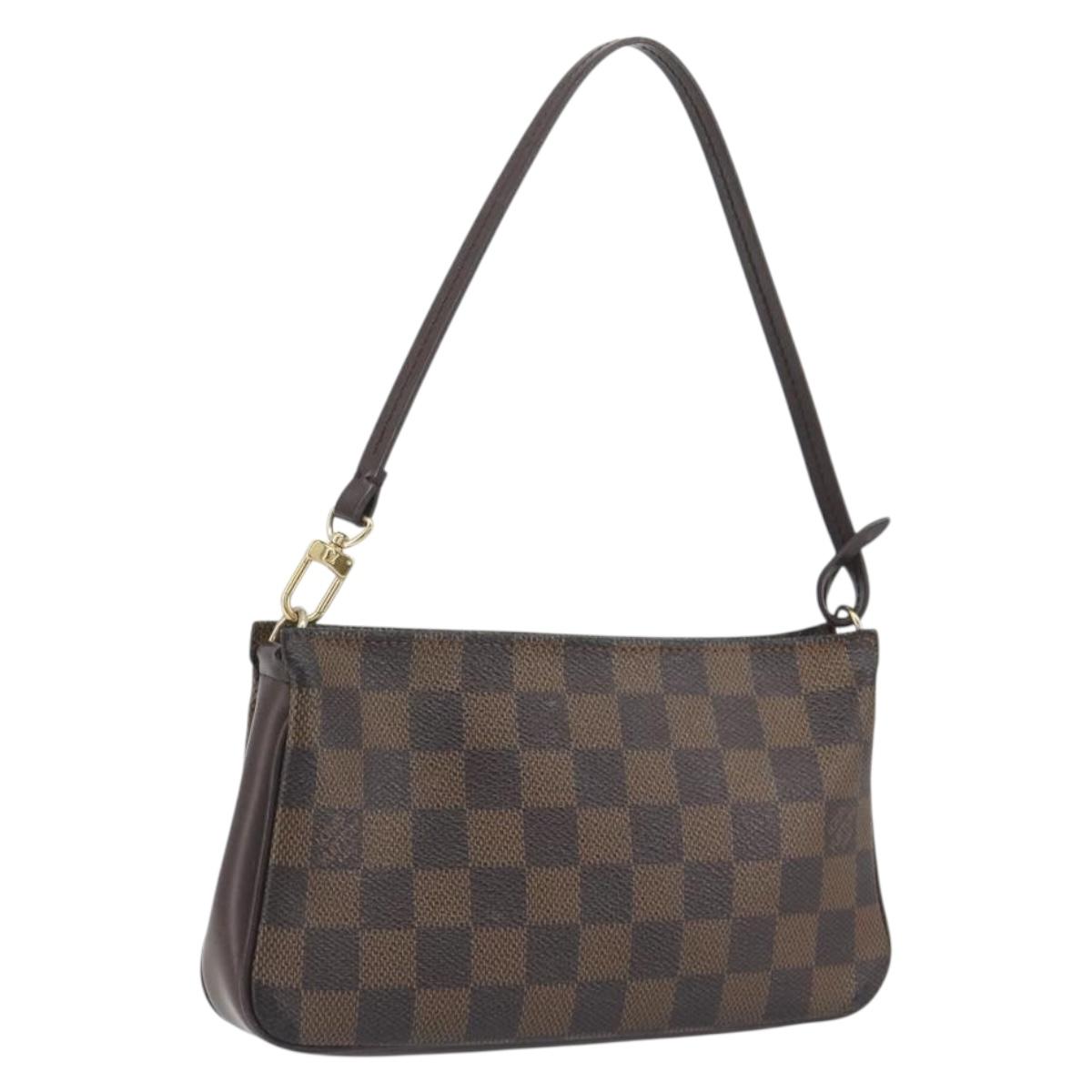 LOUIS VUITTON Damier Ebene Navona Accessory Pouch N51983 LV Auth 197550A