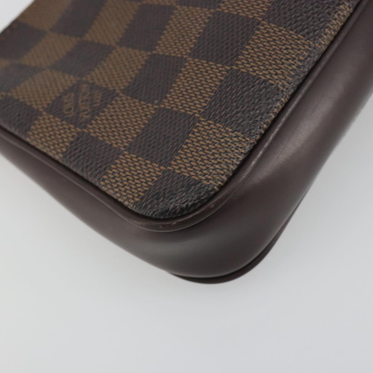 LOUIS VUITTON Damier Ebene Navona Accessory Pouch N51983 LV Auth 197550A