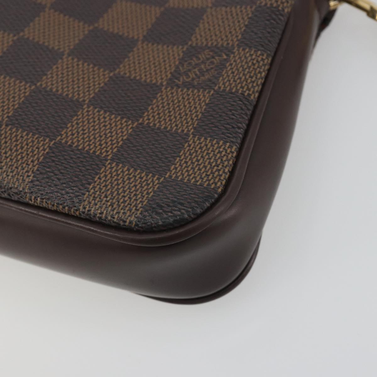 LOUIS VUITTON Damier Ebene Navona Accessory Pouch N51983 LV Auth 197550A