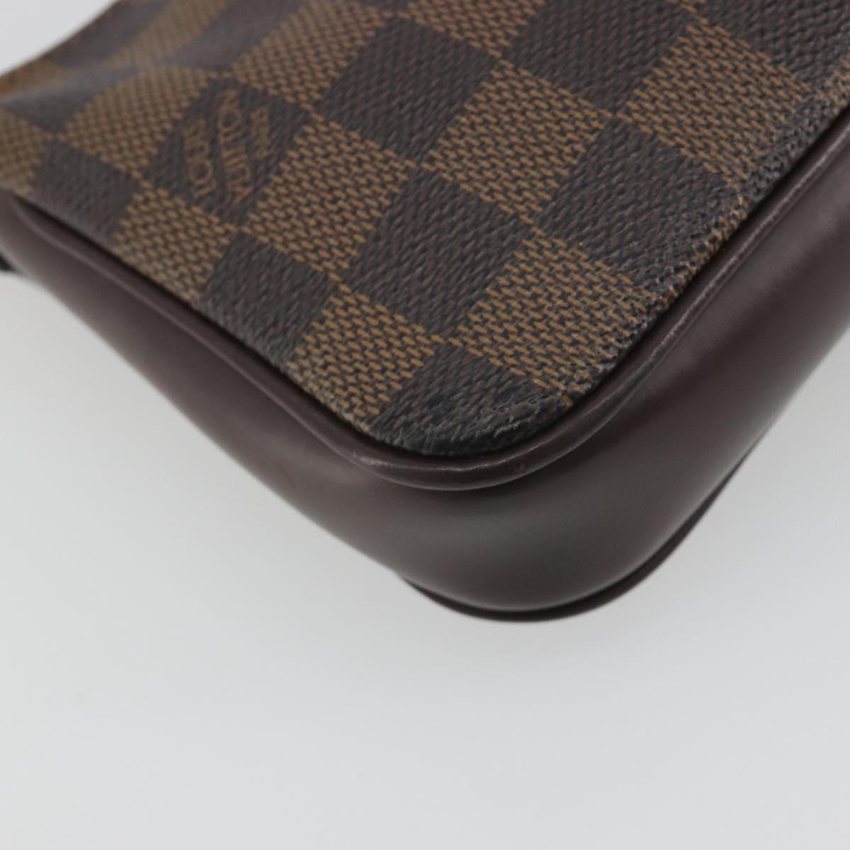 LOUIS VUITTON Damier Ebene Navona Accessory Pouch N51983 LV Auth 197550A
