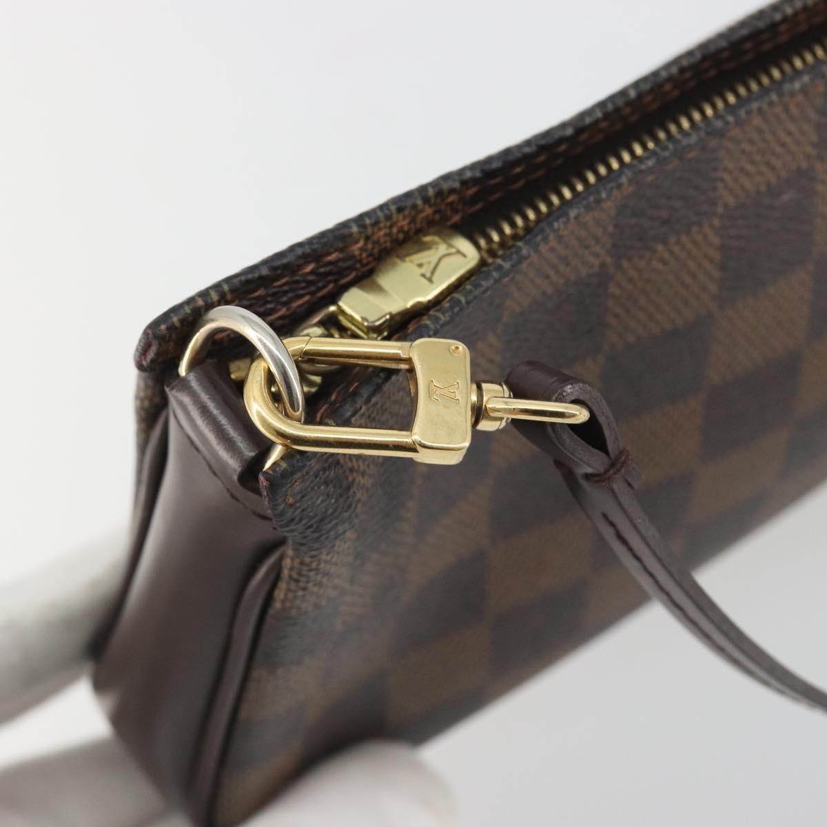 LOUIS VUITTON Damier Ebene Navona Accessory Pouch N51983 LV Auth 197550A