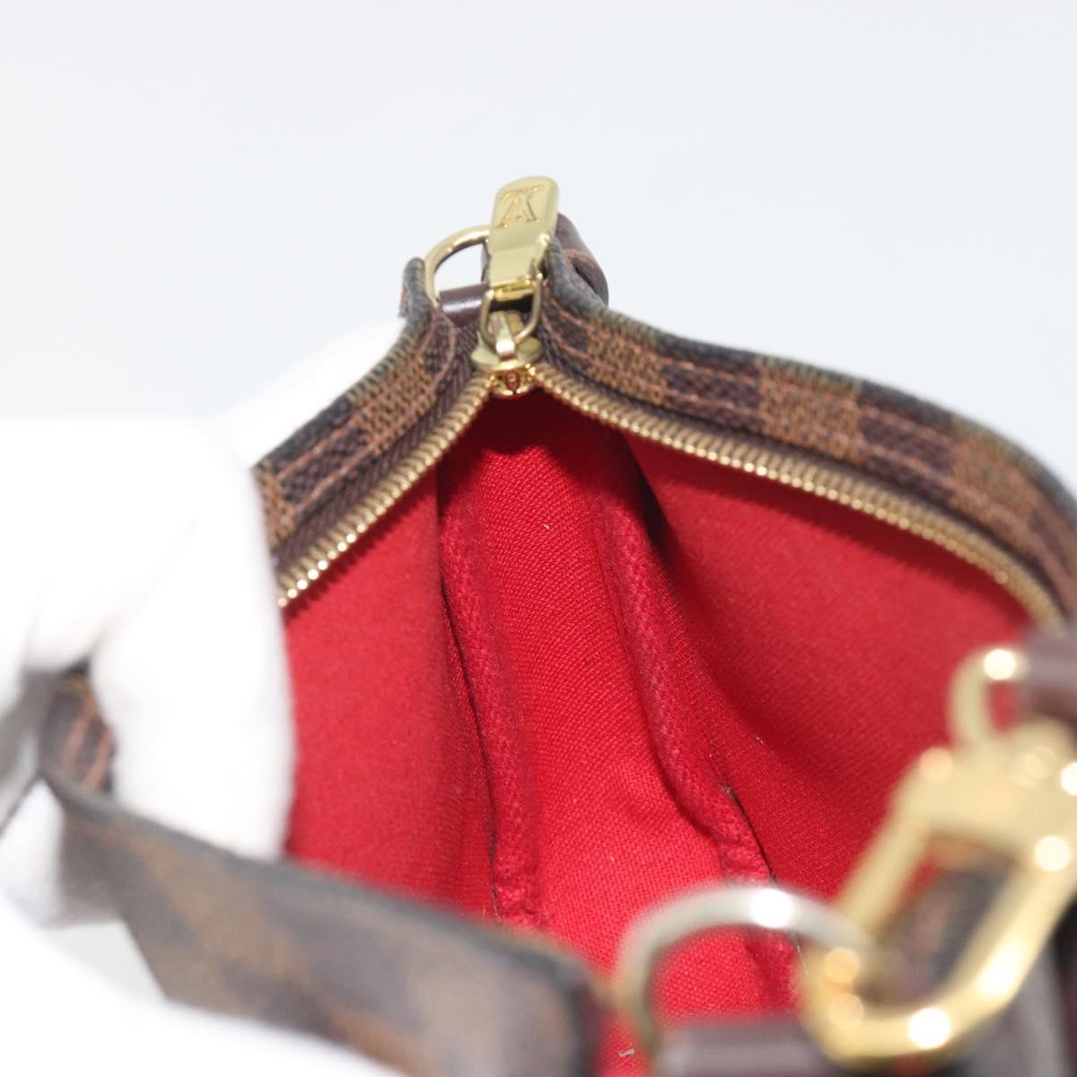 LOUIS VUITTON Damier Ebene Navona Accessory Pouch N51983 LV Auth 197550A