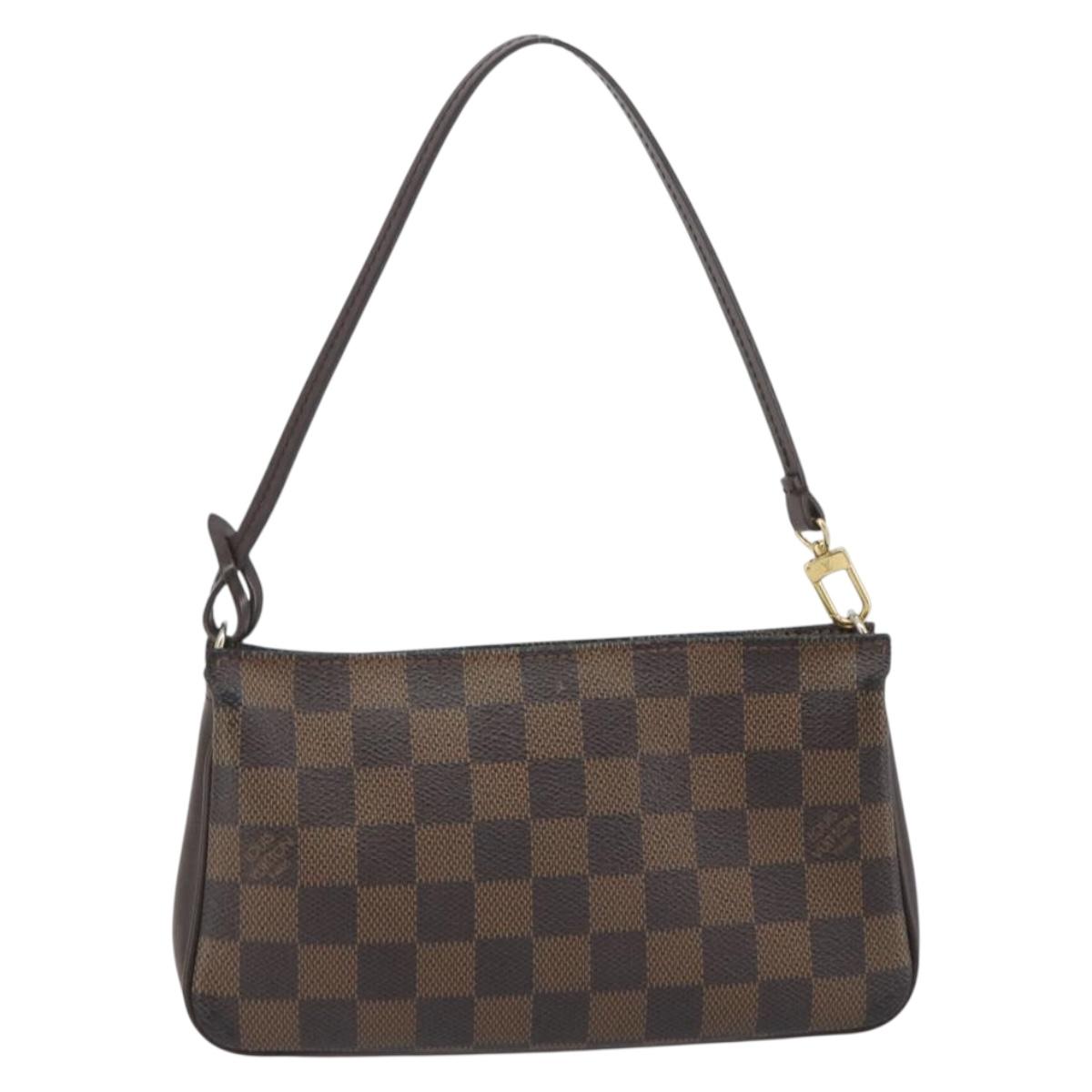LOUIS VUITTON Damier Ebene Navona Accessory Pouch N51983 LV Auth 197550A