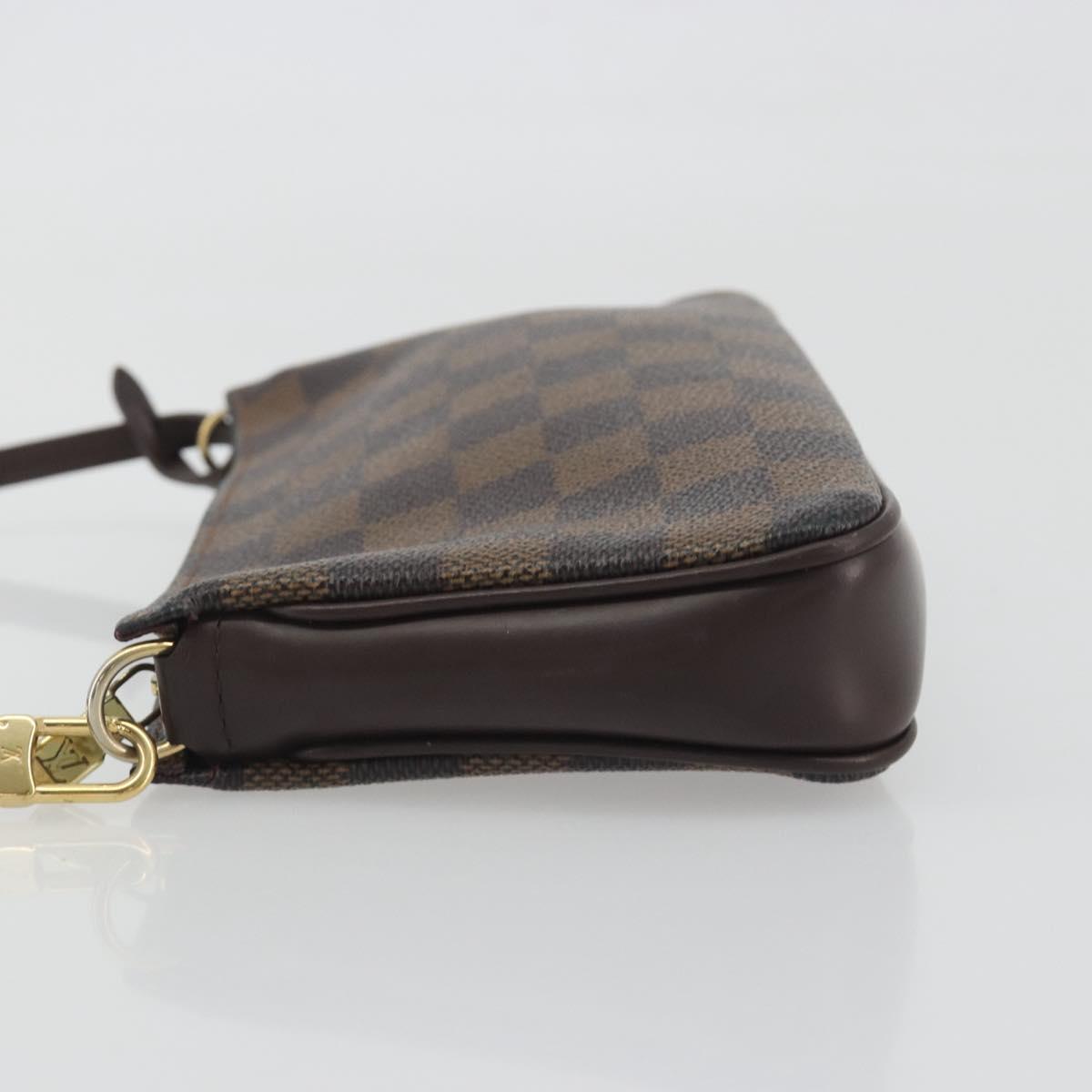 LOUIS VUITTON Damier Ebene Navona Accessory Pouch N51983 LV Auth 197550A