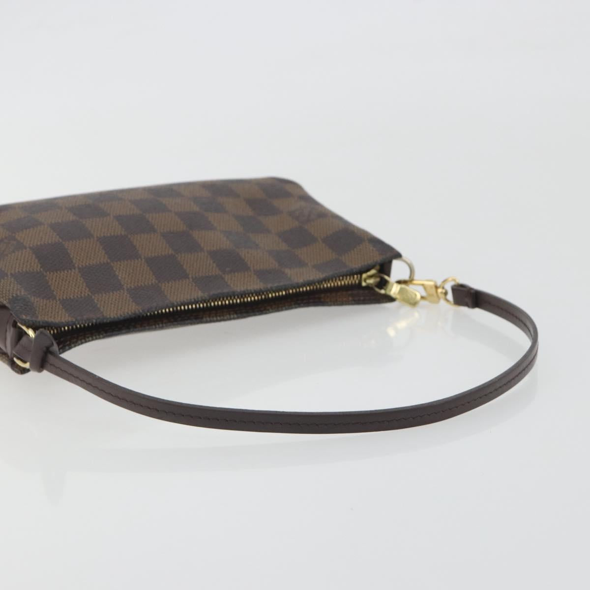 LOUIS VUITTON Damier Ebene Navona Accessory Pouch N51983 LV Auth 197550A