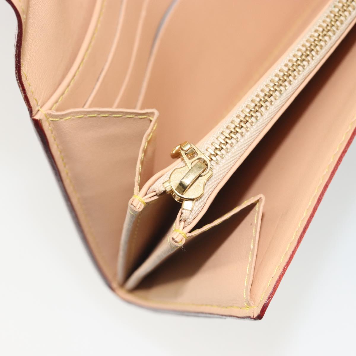 LOUIS VUITTON Multicolor Portefeuille Sarah Long Wallet M93745 LV Auth 197552