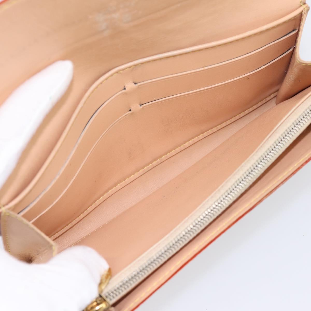 LOUIS VUITTON Multicolor Portefeuille Sarah Long Wallet M93745 LV Auth 197553