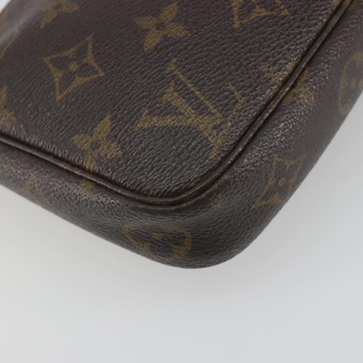 LOUIS VUITTON Monogram Pochette Accessoires Pouch M51980 LV Auth 197556