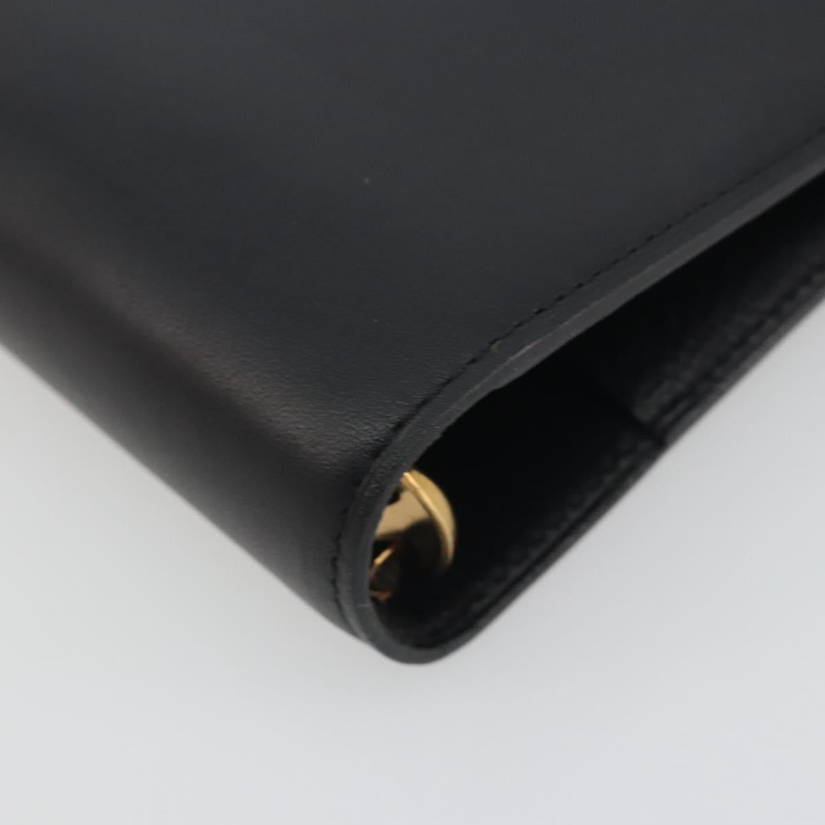 LOUIS VUITTON Nomad Agenda MM Day Planner Cover Black R20478 LV Auth 197557A