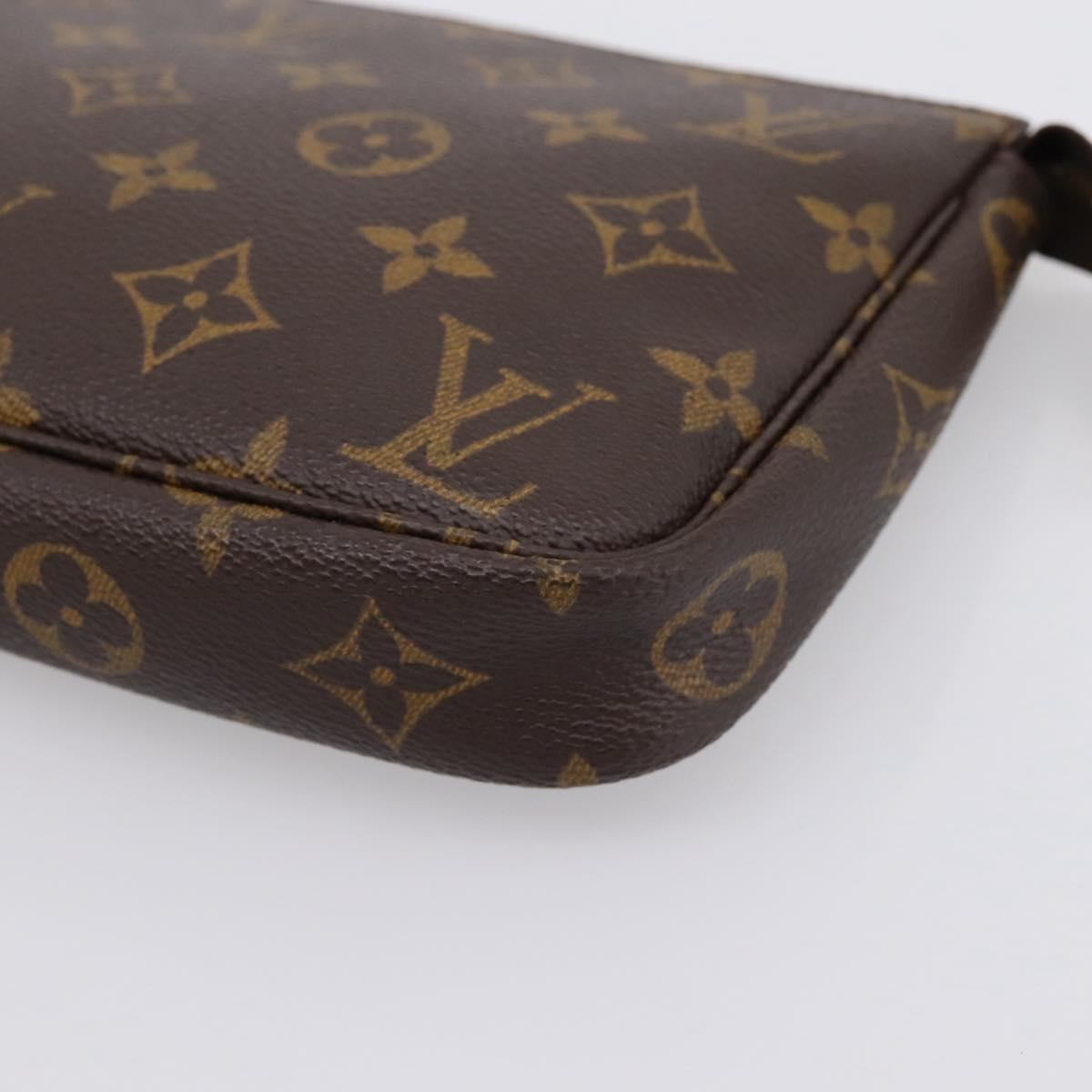 LOUIS VUITTON Monogram Pochette Accessoires Pouch M51980 LV Auth 197558