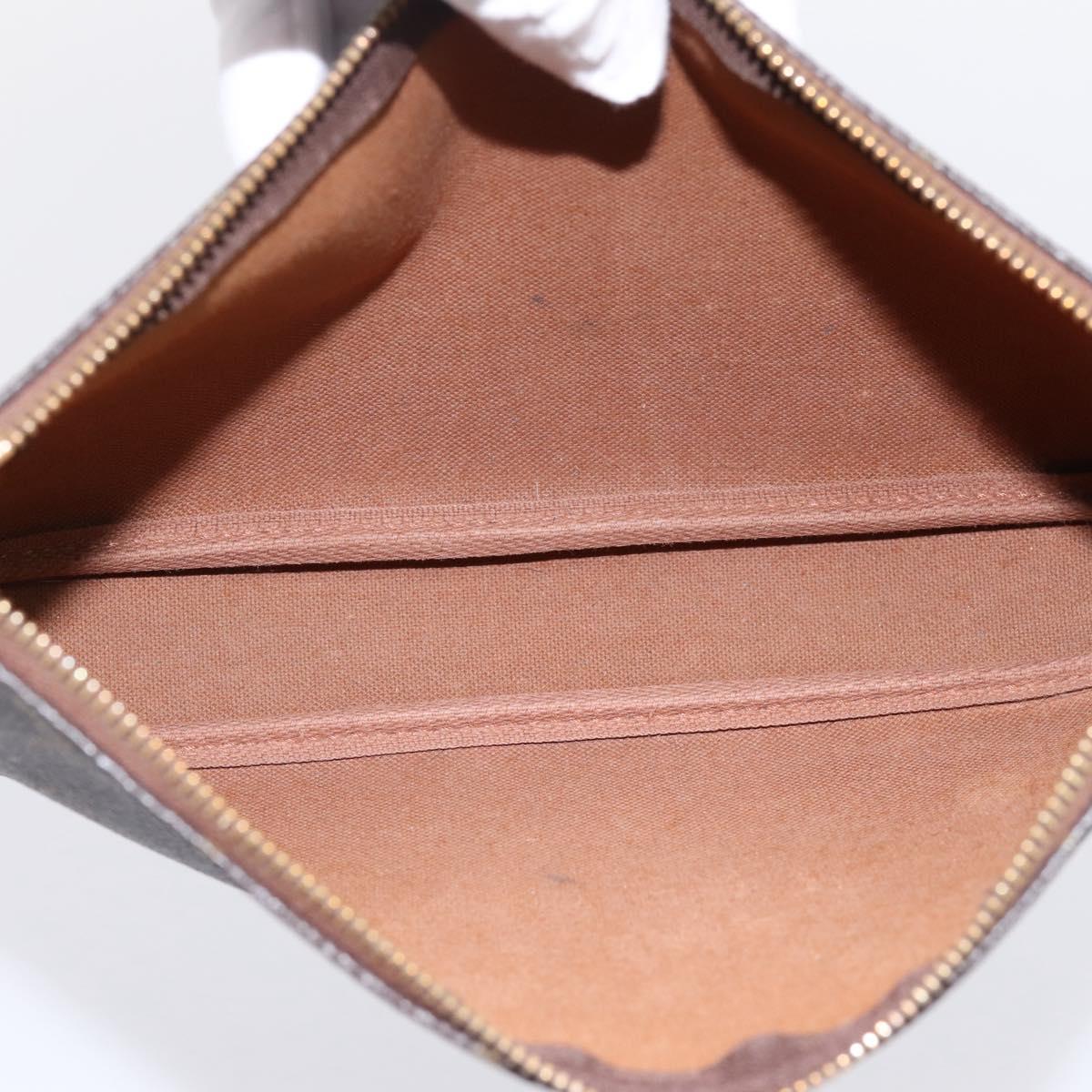 LOUIS VUITTON Monogram Pochette Accessoires Pouch M51980 LV Auth 197558