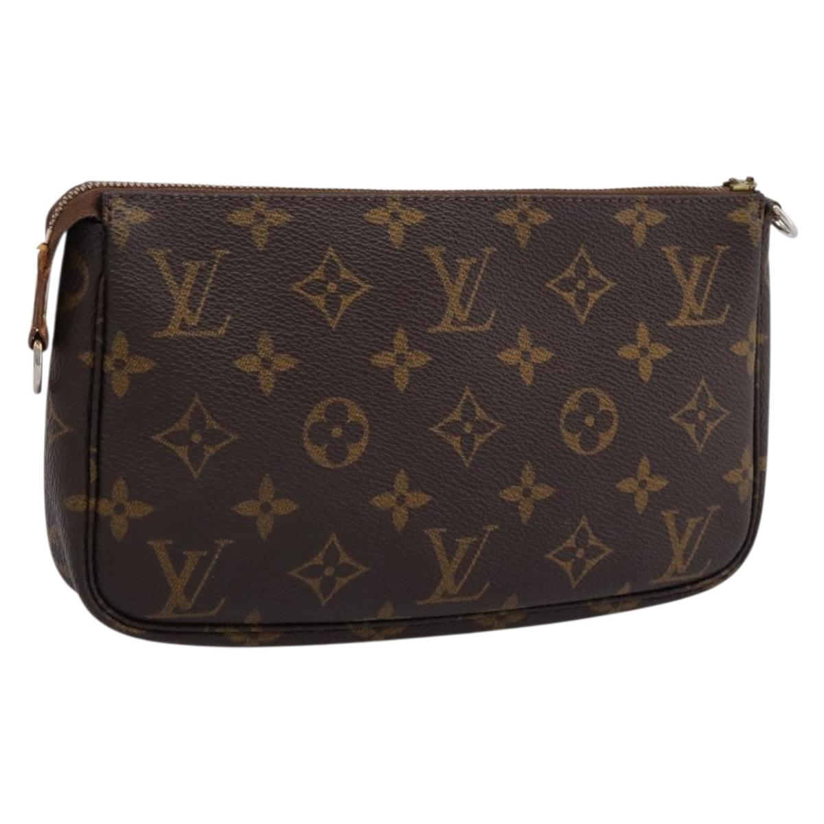 LOUIS VUITTON Monogram Pochette Accessoires Pouch M51980 LV Auth 197558