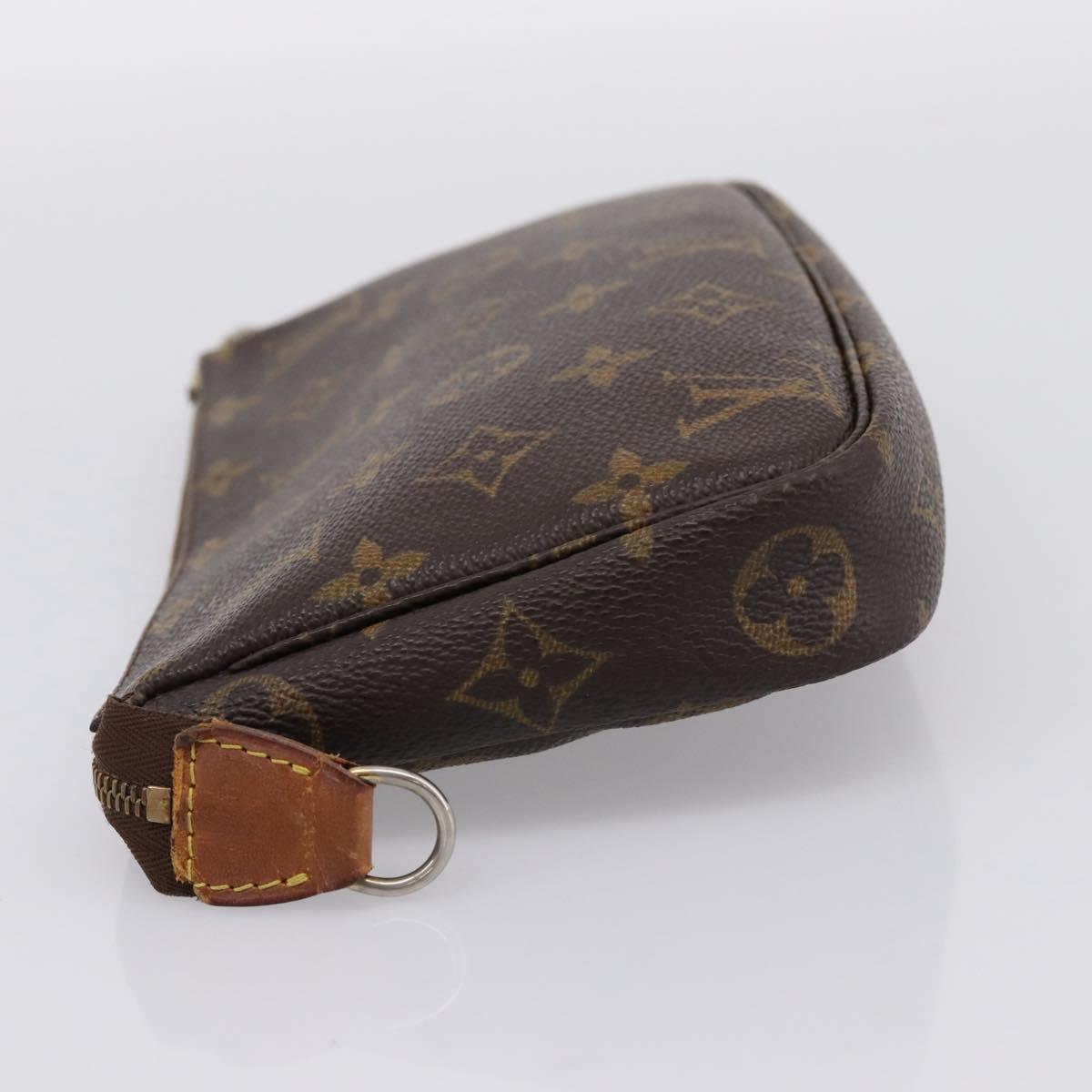 LOUIS VUITTON Monogram Pochette Accessoires Pouch M51980 LV Auth 197558