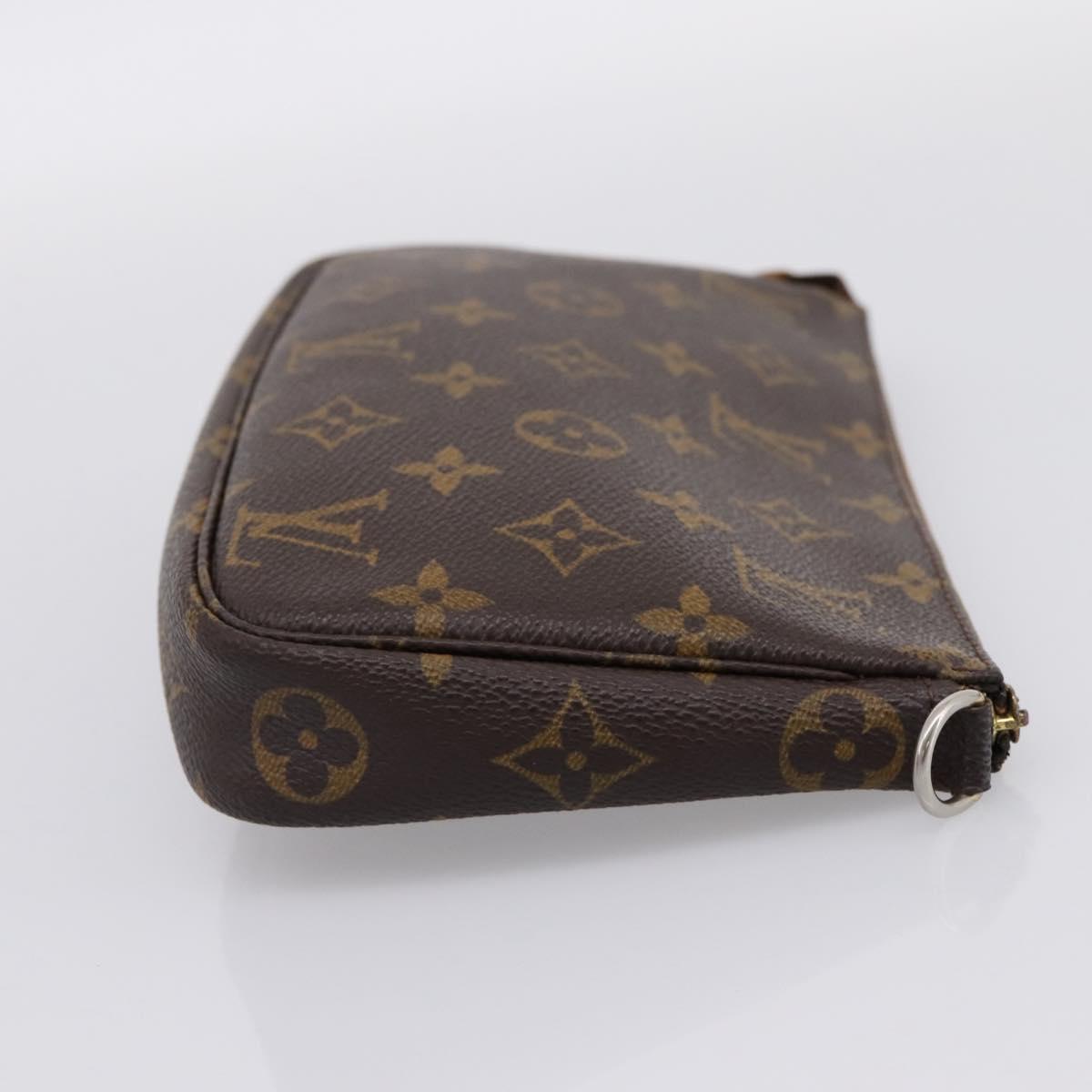 LOUIS VUITTON Monogram Pochette Accessoires Pouch M51980 LV Auth 197558