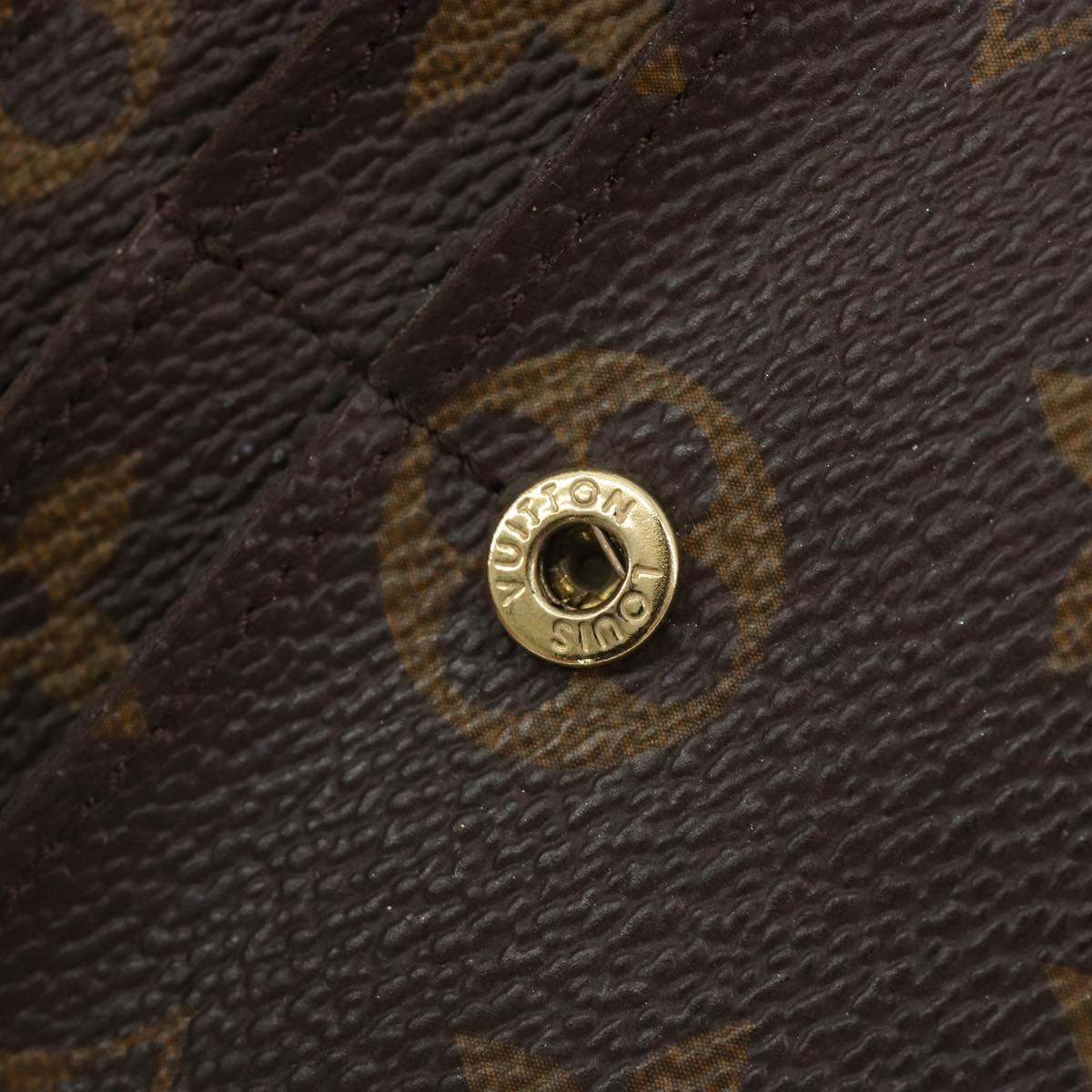 LOUIS VUITTON Monogram Portefeuille Sarah Long Wallet M61734 LV Auth 197559