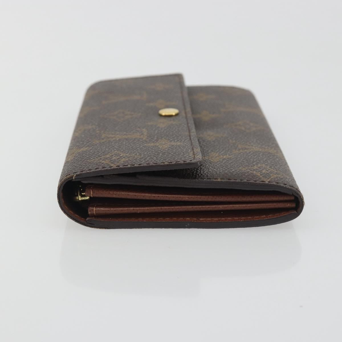 LOUIS VUITTON Monogram Portefeuille Sarah Long Wallet M61734 LV Auth 197559