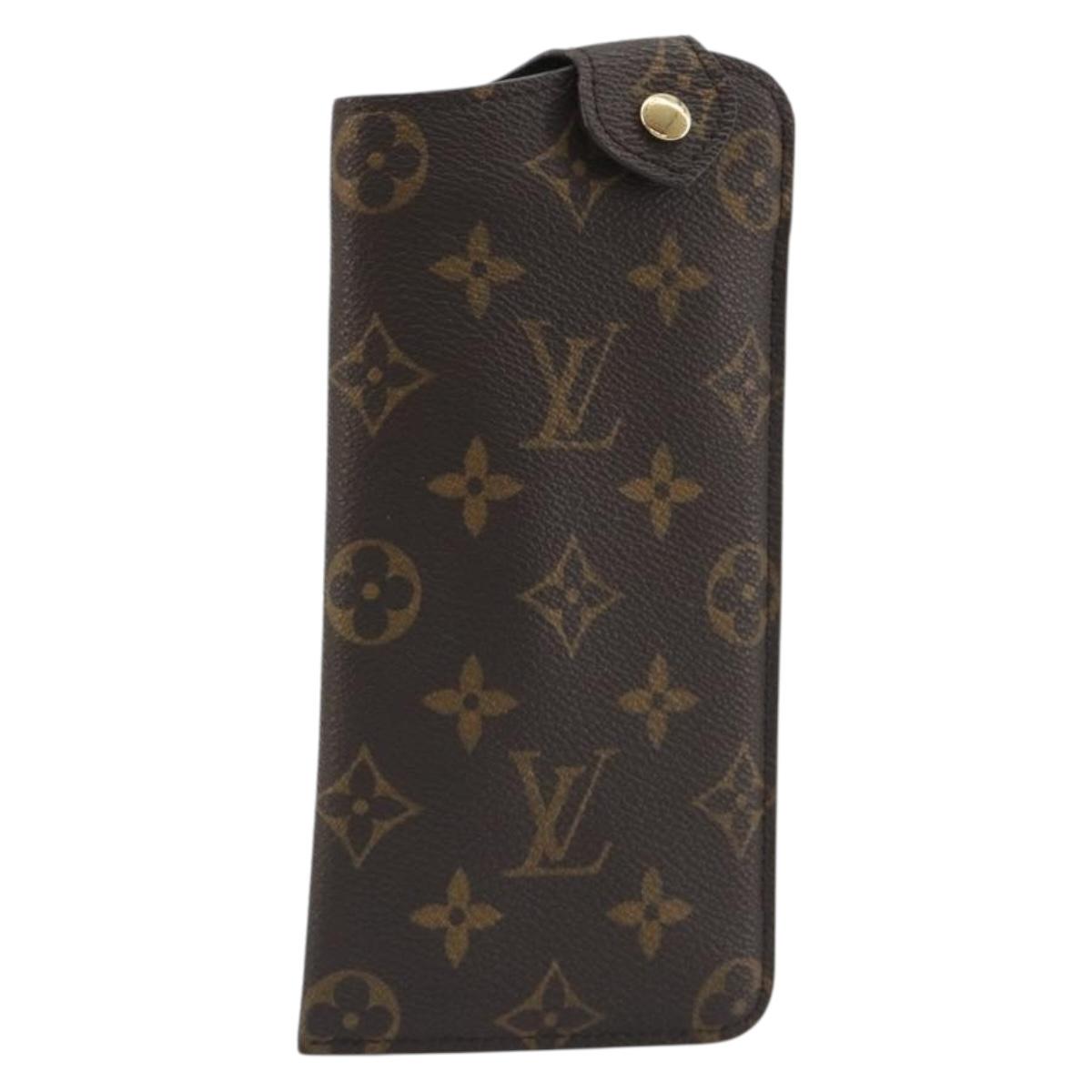 LOUIS VUITTON Monogram Etui Lunette PM Glasses Case M66545 LV Auth 197561V
