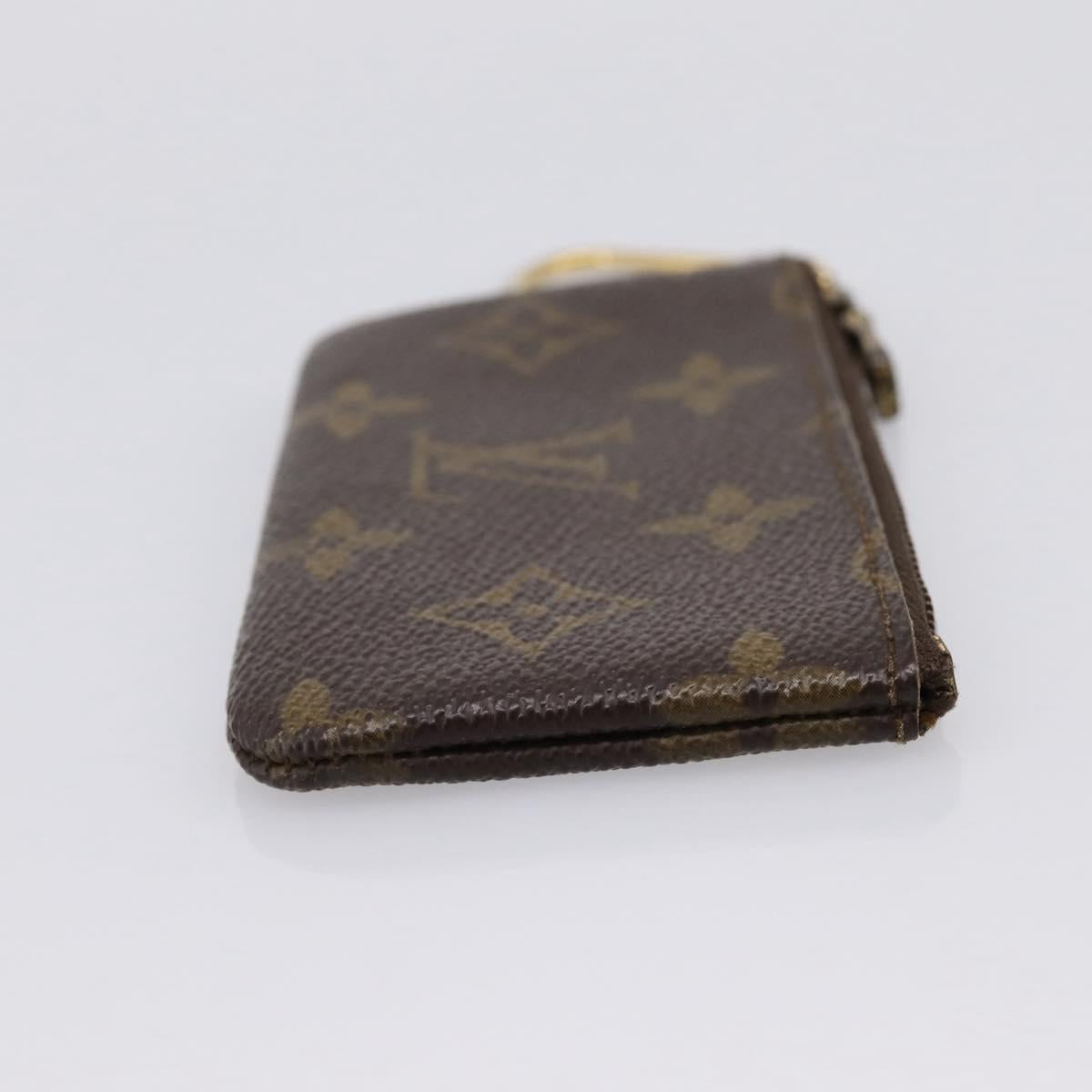 LOUIS VUITTON Monogram Pochette Cles Coin Purse M60033 LV Auth 197562