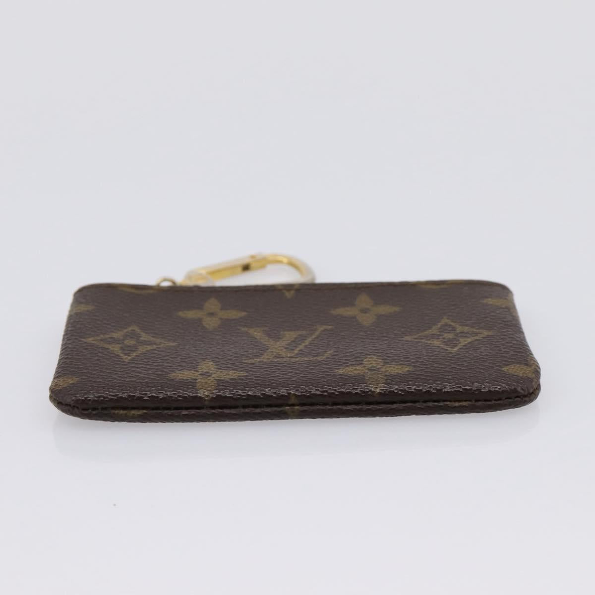 LOUIS VUITTON Monogram Pochette Cles Coin Purse M60033 LV Auth 197562